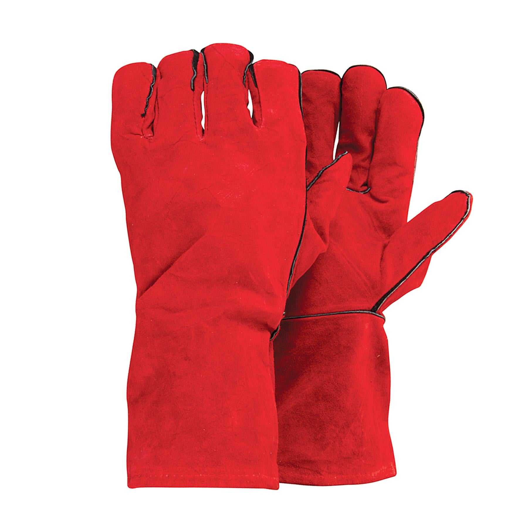 Gauntlet Gloves 14" (350mm) Stove, BBQ, Wood Burning, Logs, Heat Resistant. Welding By Dapetz