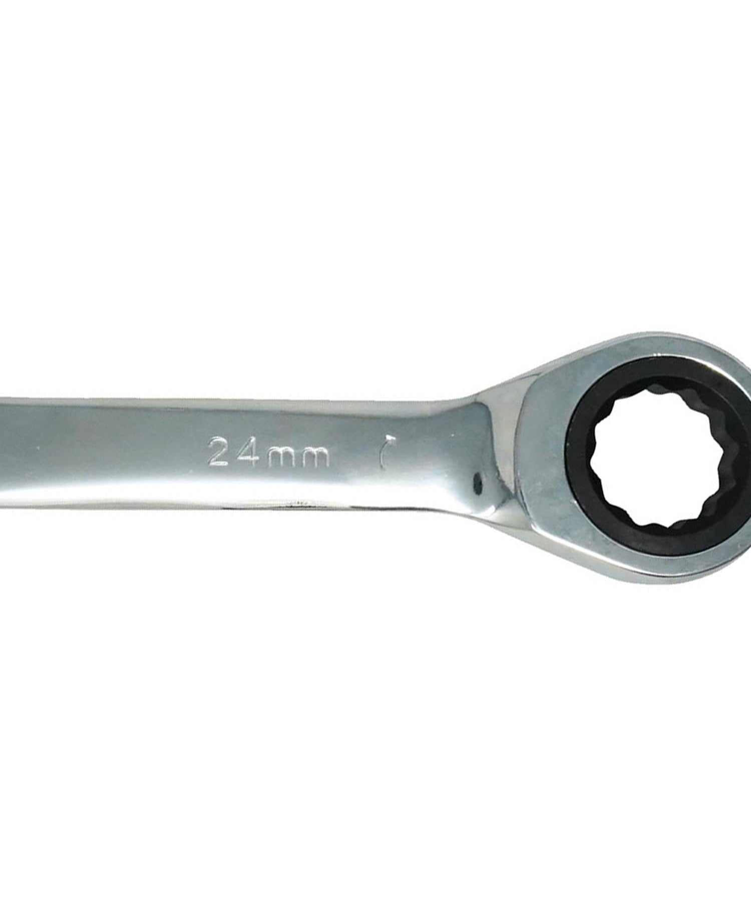 24mm Ratchet Wrench, Fixed Head, Chrome Vanadium, Corrosion-Resistant by Dapetz