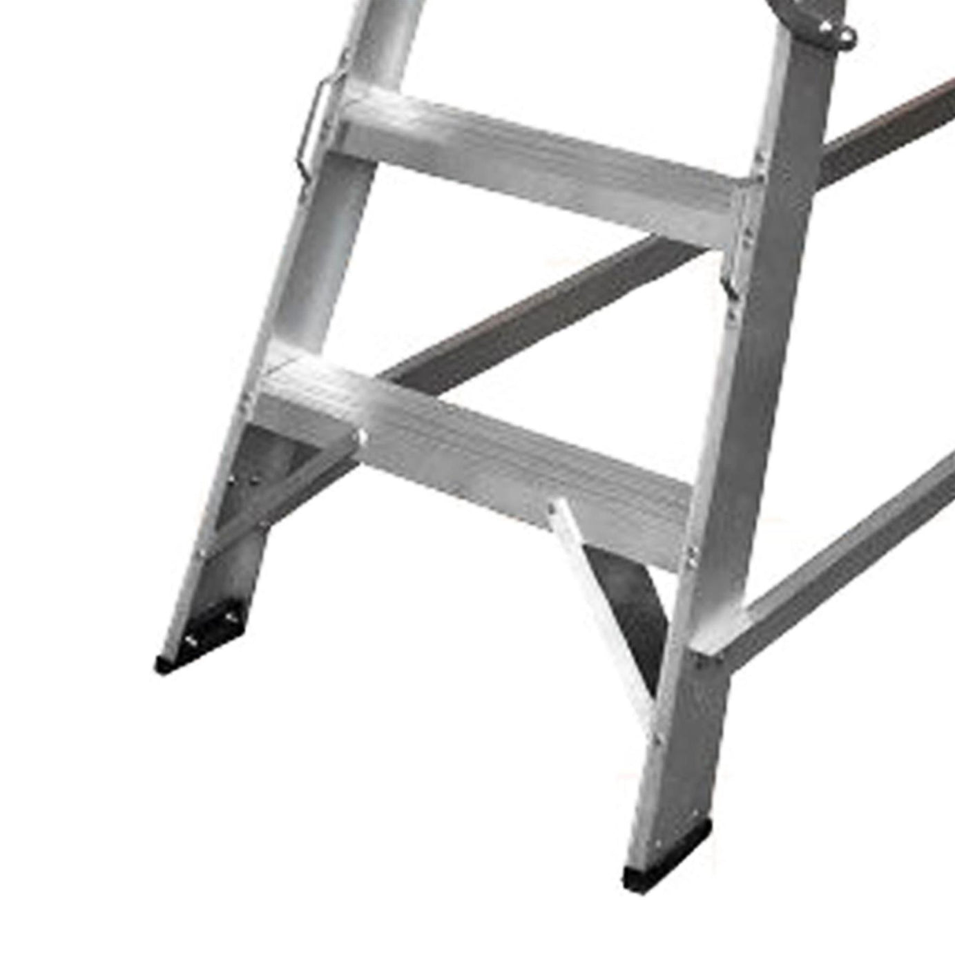 Dapetz Aluminium 14 Tread Warehouse Step Ladder, Heavy Duty, 150 Kg, Made In Uk