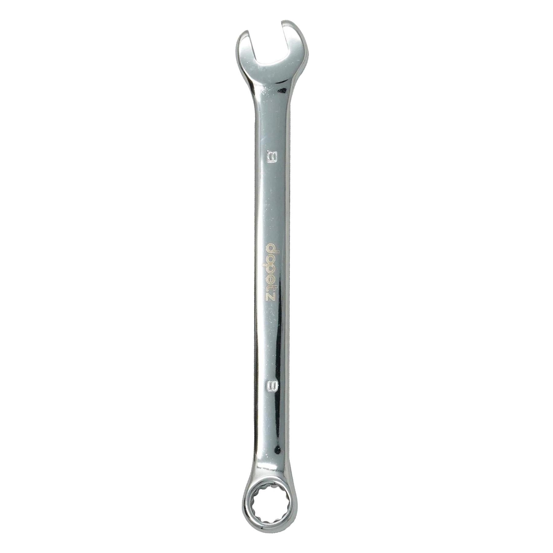 Combination Open Ring Spanner Chrome Mechanics Garage Tools 8mm by Daptez