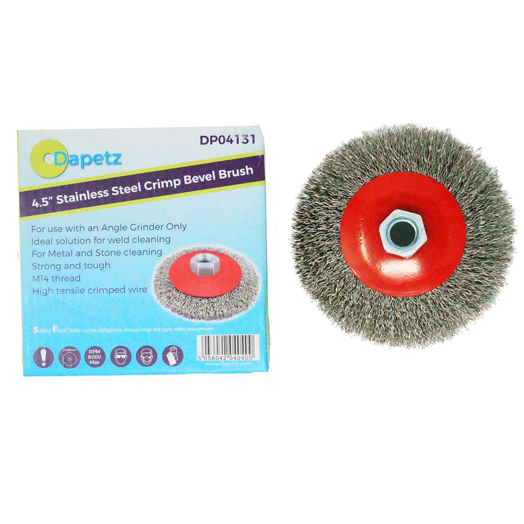 100mm Rotary Steel Wire Brush Wheel Cup Angle Grinder M14x2 By Dapetz