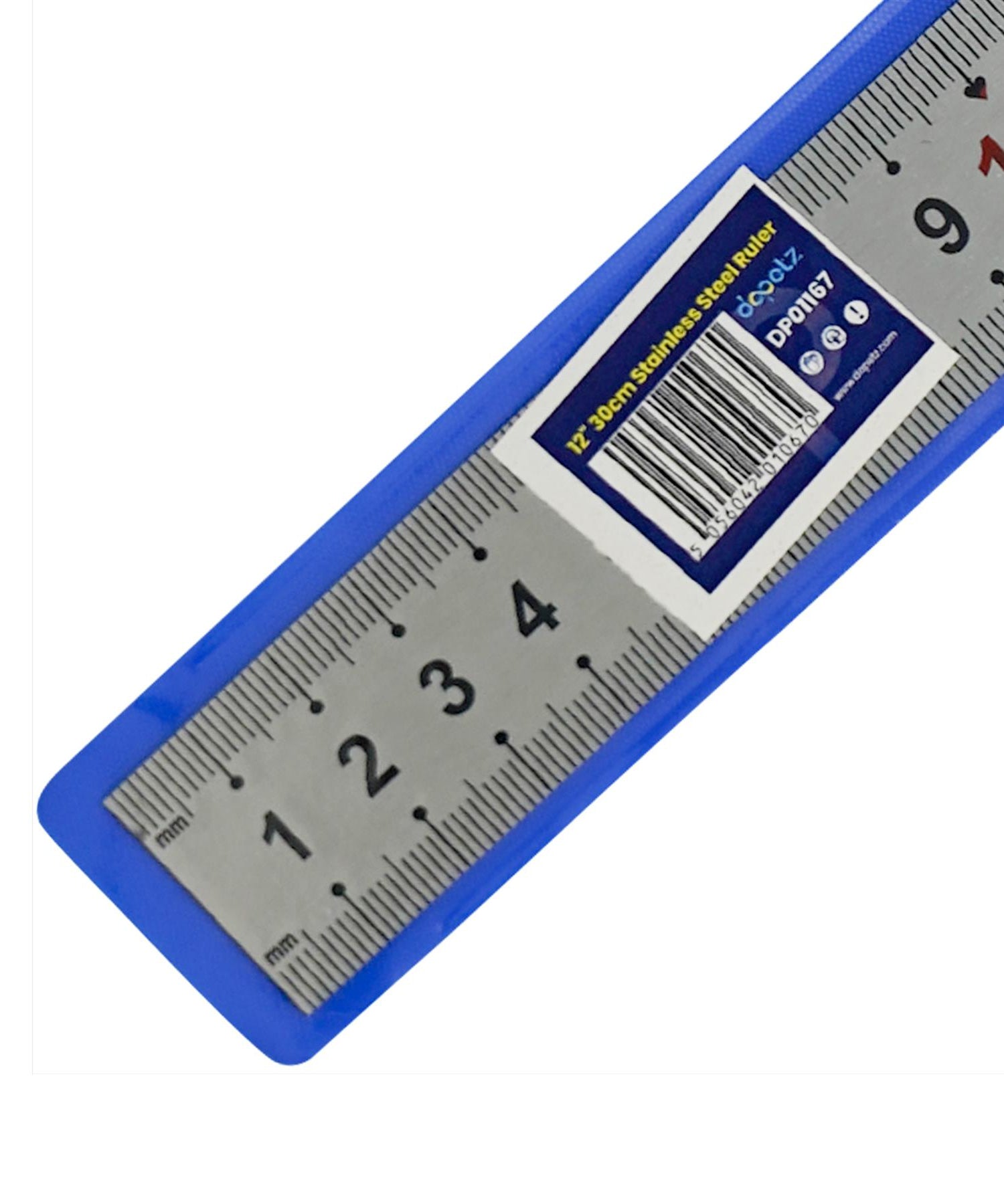 Stainless Steel 12" Metal Ruler Metric & Imperial 300mm Engineers Rule By Dapetz