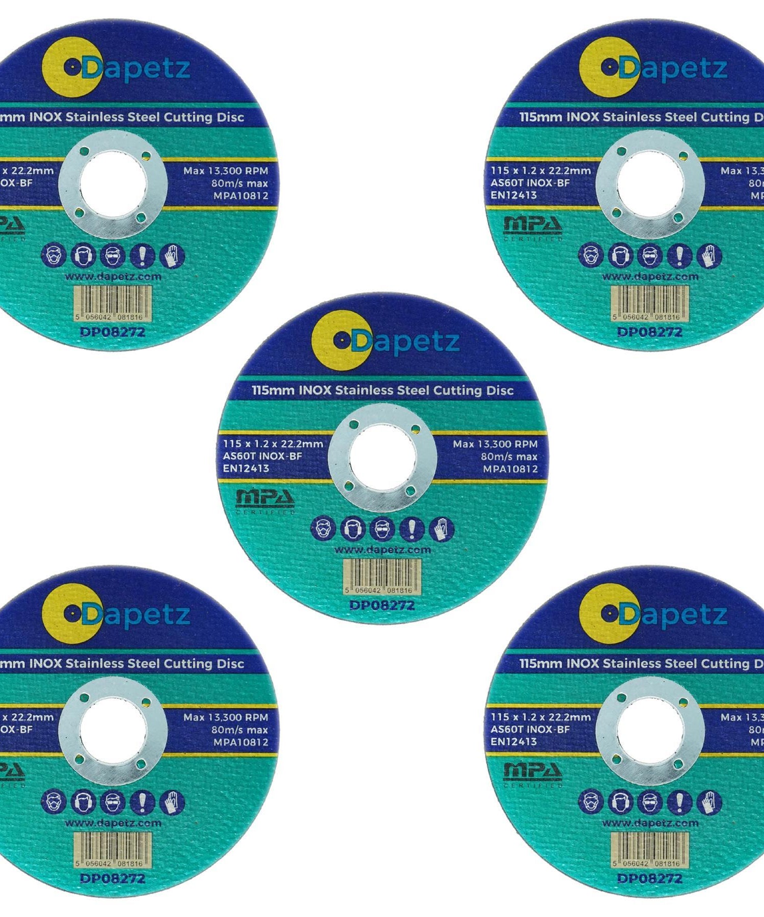 Cutting Blade Metal Disc For Angle Grinder 50 Pcs 115mm Super Thin 1.2mm by Daptez