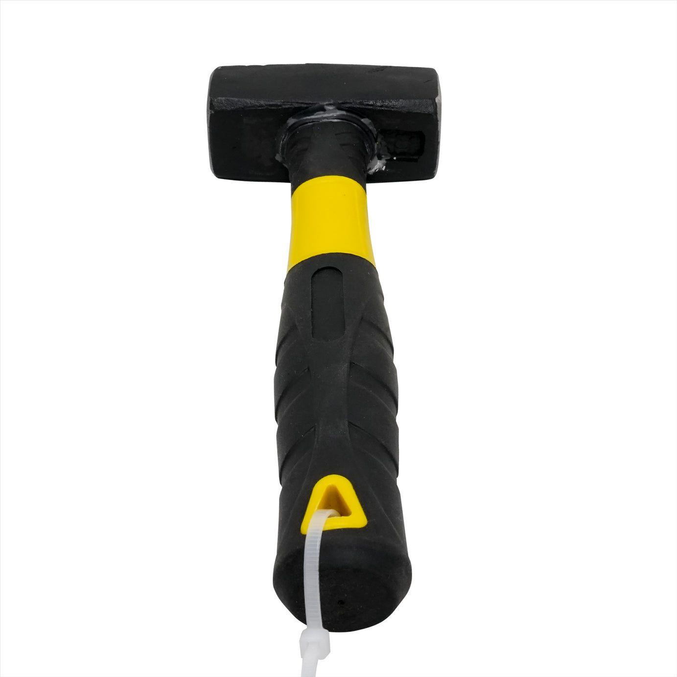 1Kg Fibreglass Club Lump Hammer Steel Head Fibre Glass Rubber Grip Handle