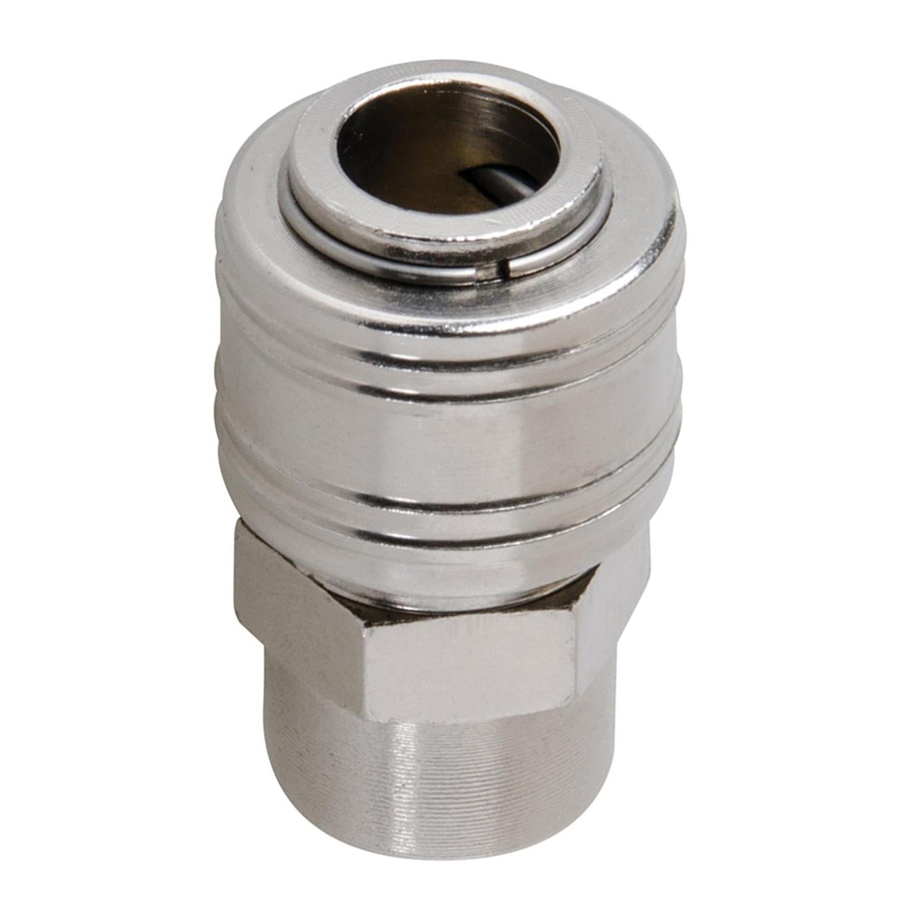 Female Quick Release Euro Compressed Air Line Coupler Connector Fitting 1/4" BSP