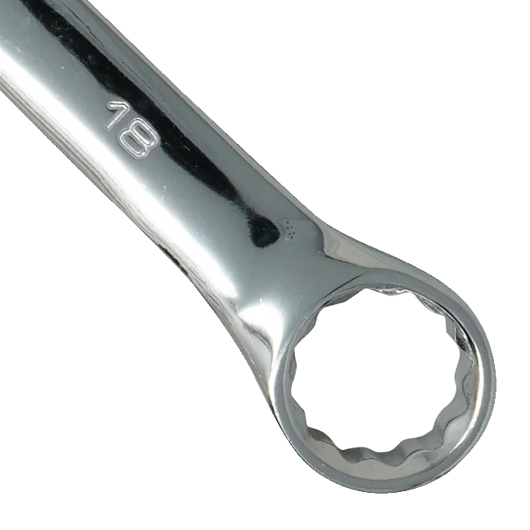 Combination Open Ring Spanner Chrome Mechanics Garage Tools 18mm by Daptez