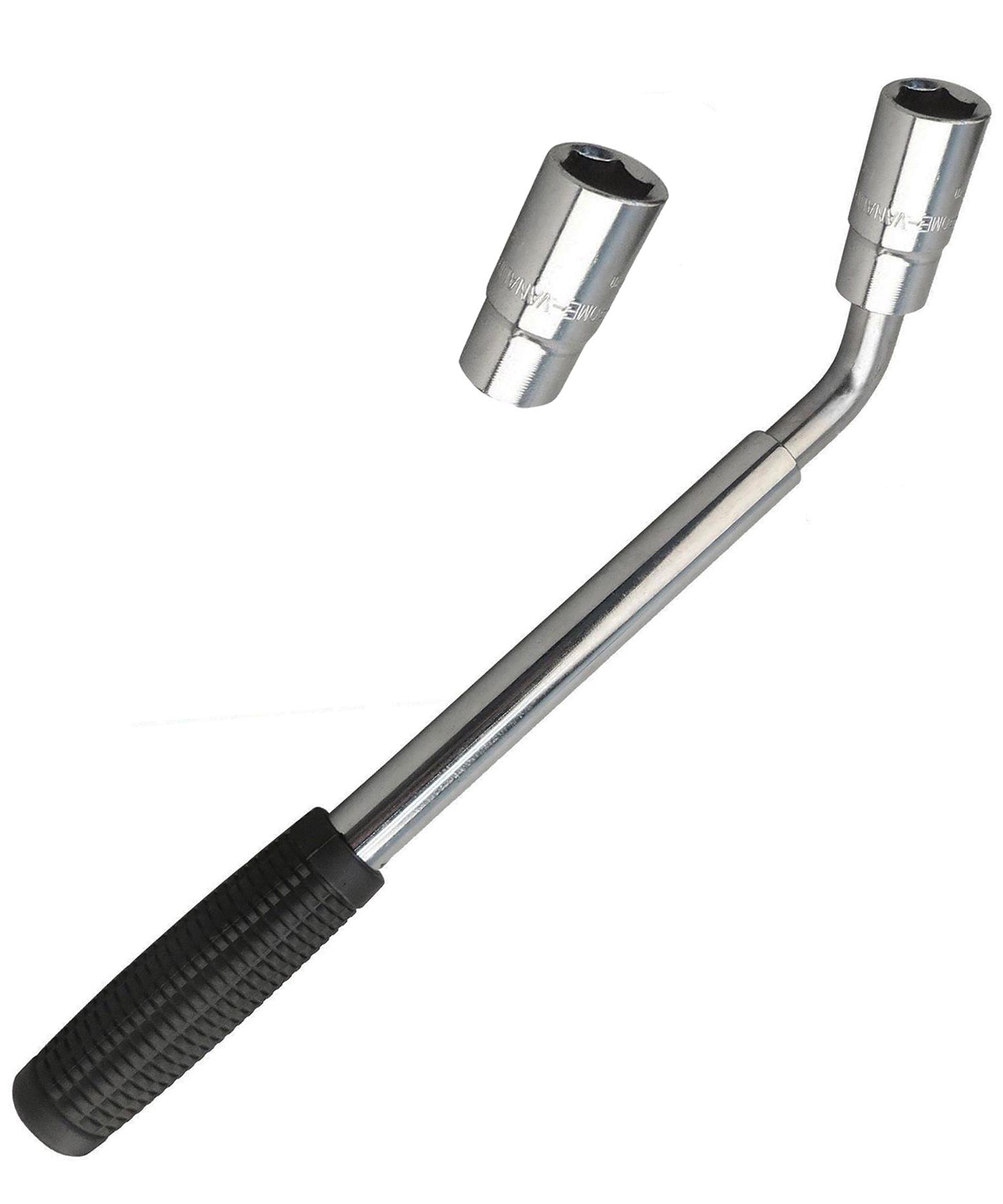 21" Car Van Telescopic Extendable Wheel Wrench 17mm 19mm By Dapetz