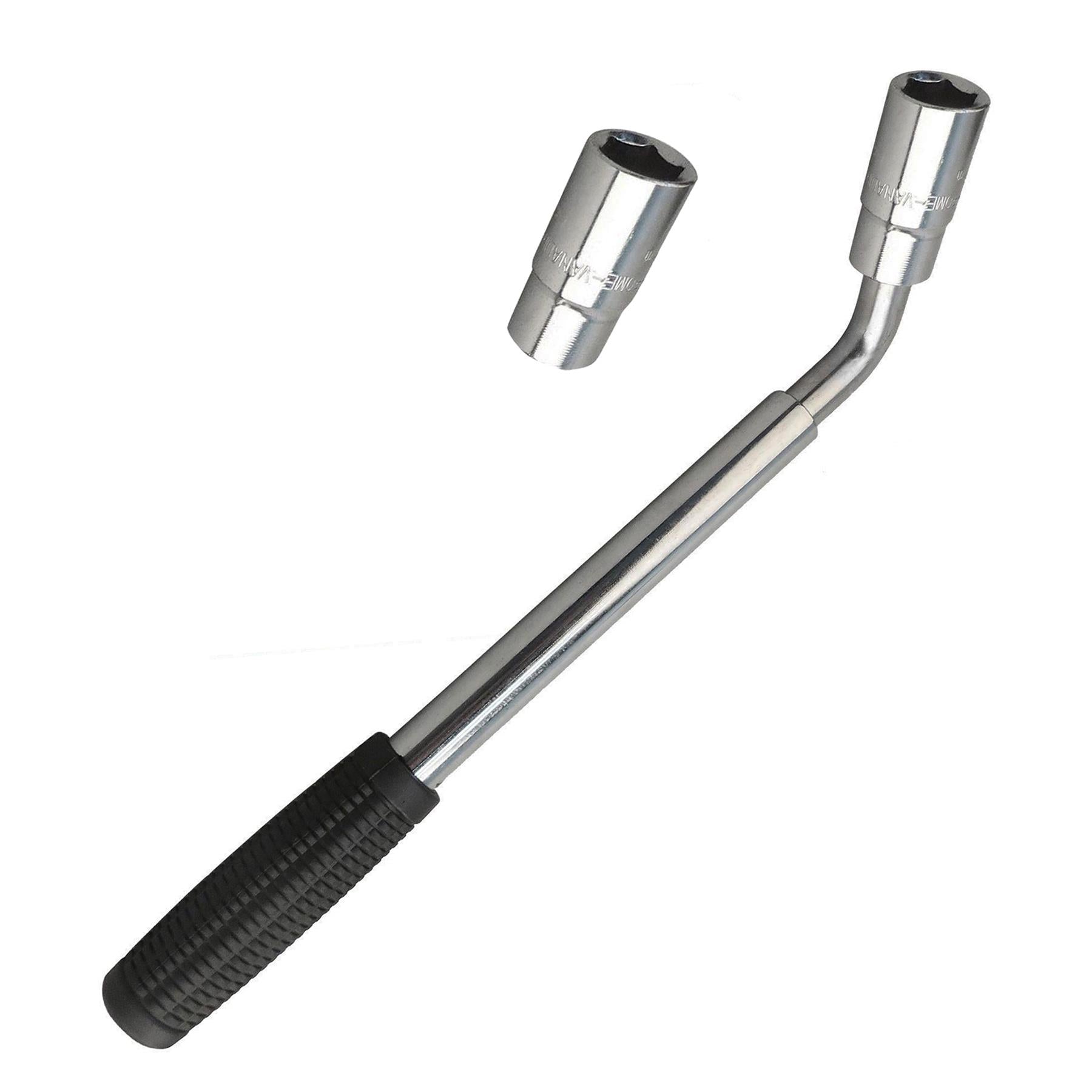 21" Car Van Telescopic Extendable Wheel Wrench 17mm 19mm By Dapetz