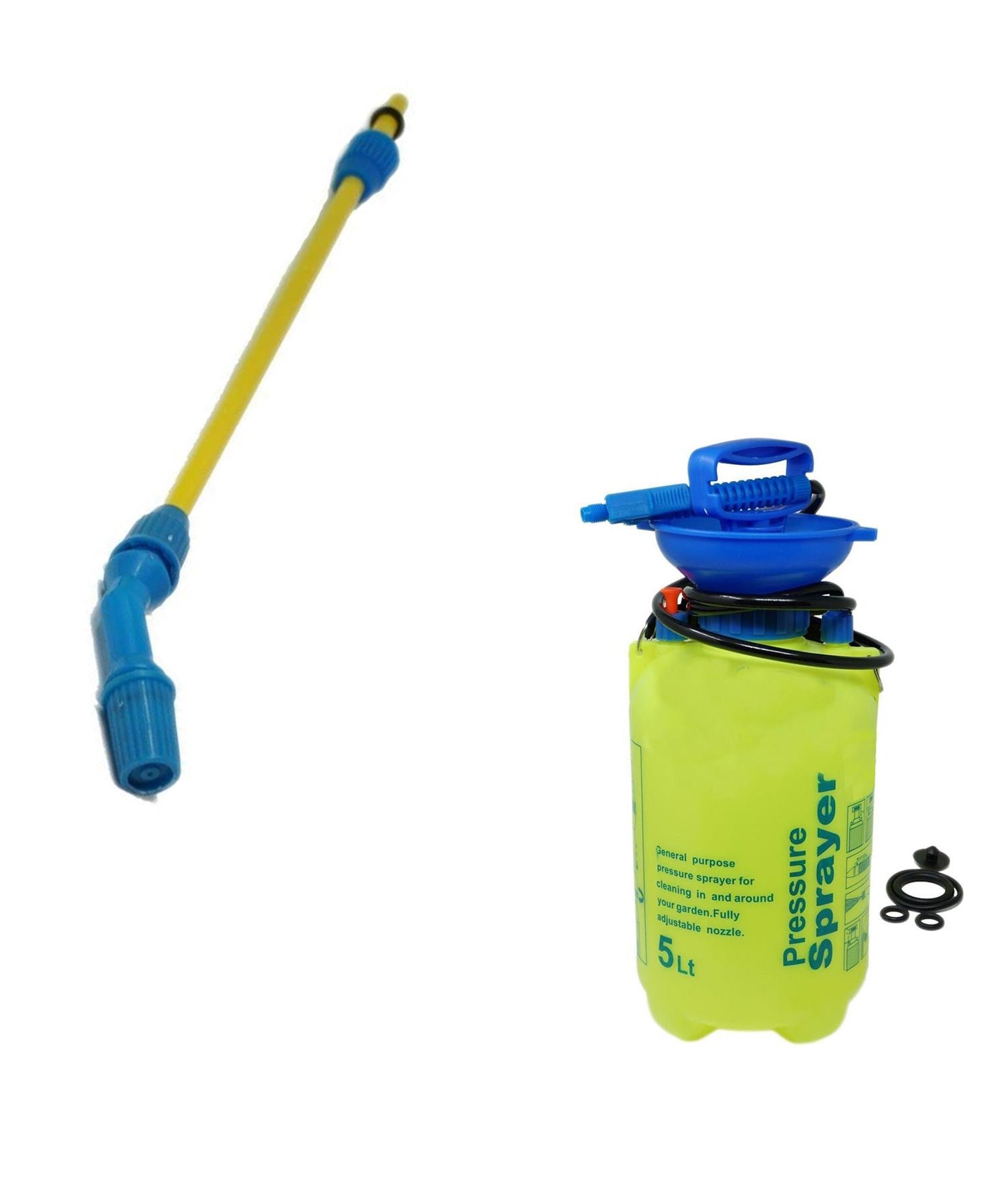 Garden Pressure Sprayer 5L Knapsack Chemical Weed Killer Fence Water Bottle Pump