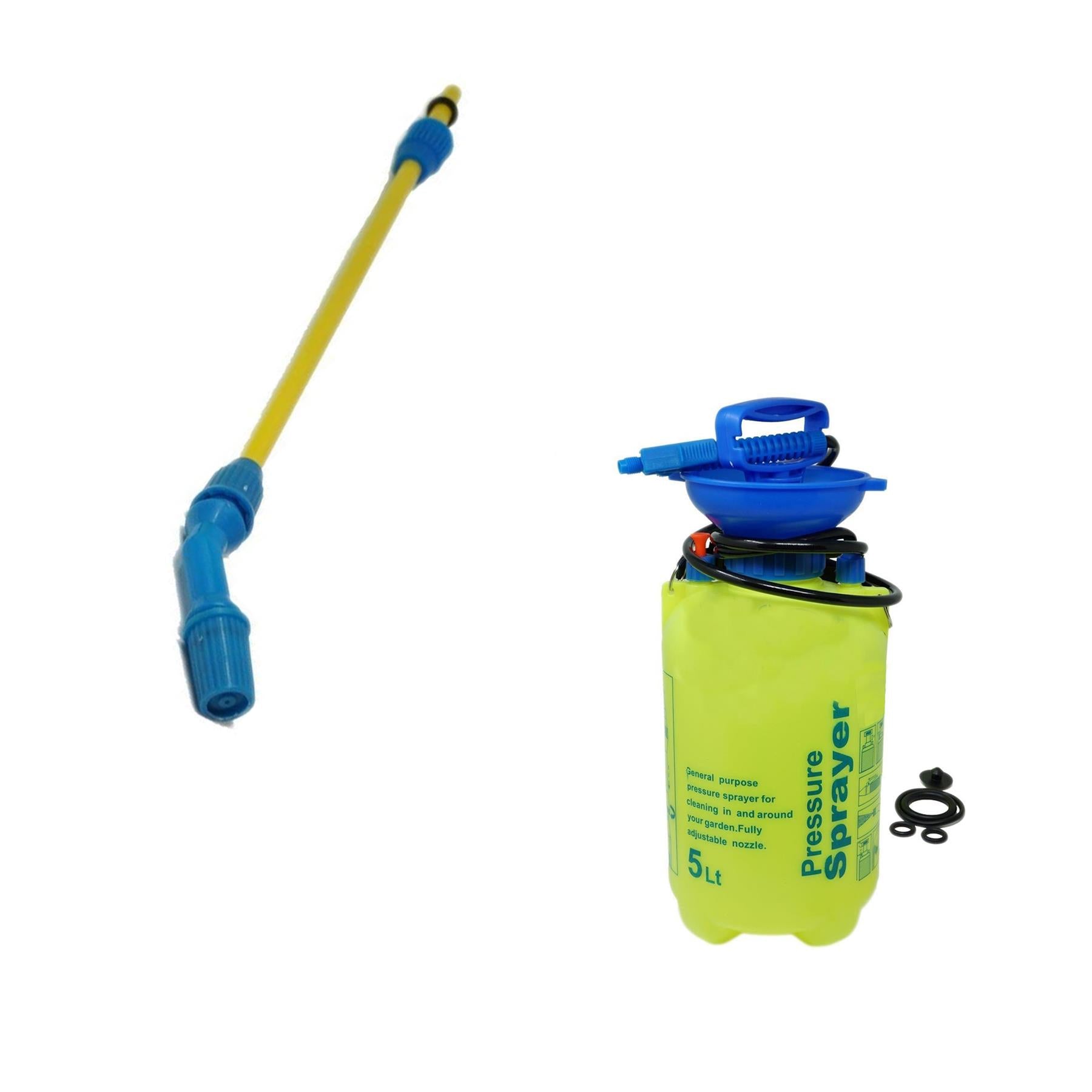 Garden Pressure Sprayer 5L Knapsack Chemical Weed Killer Fence Water Bottle Pump