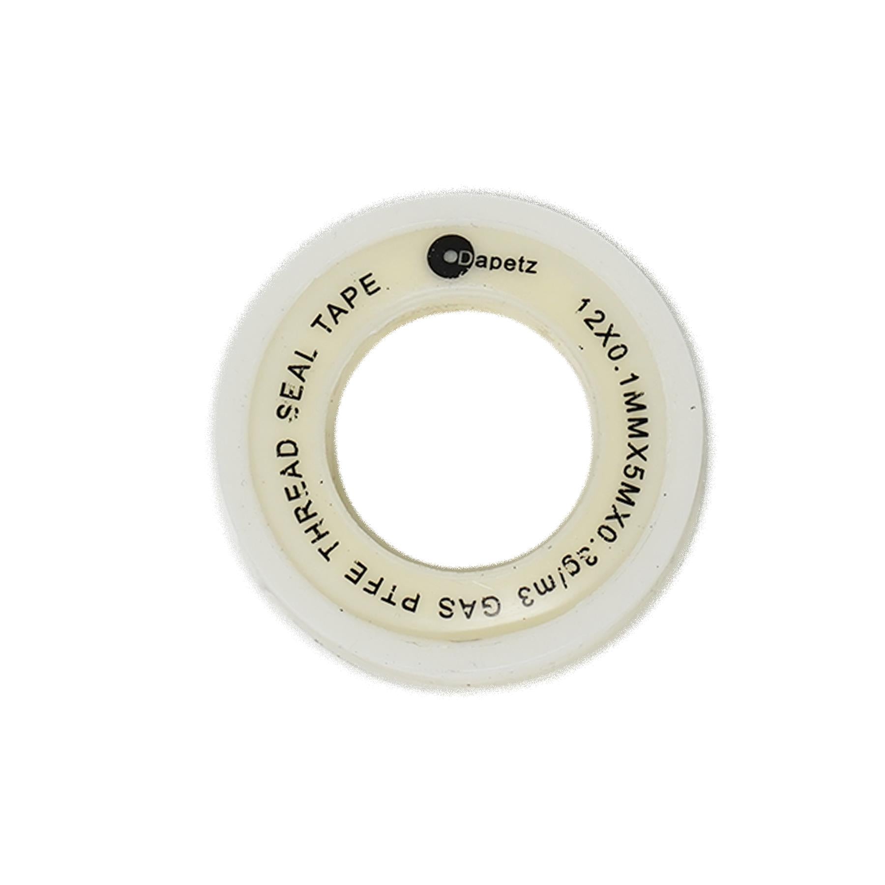 PTFE Tape Gas and Water for Thread Seal White Teflon Tape 12mm By Dapetz