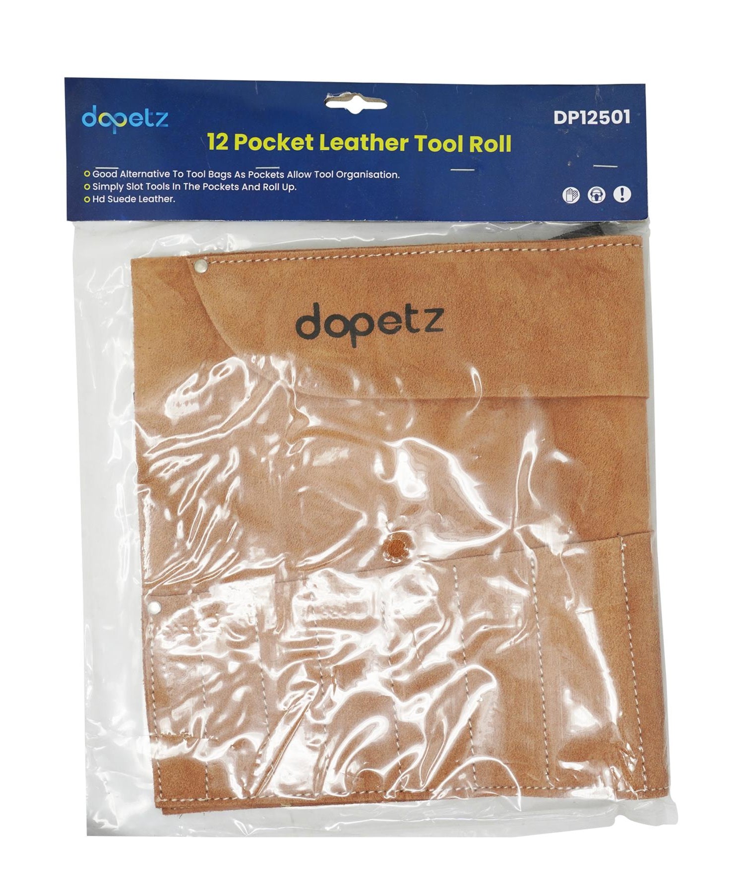 Leather Hide Chisel Leather Tool Roll Genuine Leather 12 Pocket By dapetz