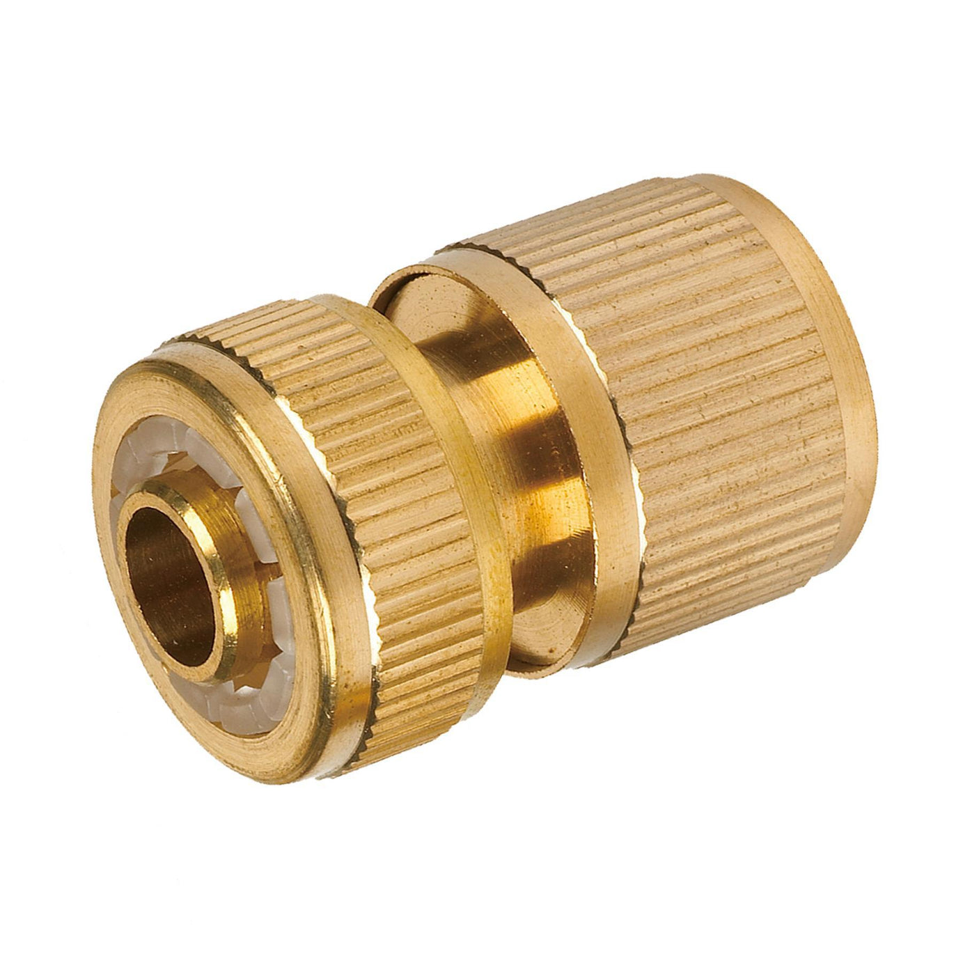 Brass Garden Hose Quick Connector 1/2" Female Pipe Built in Auto Water Stop by Daptez