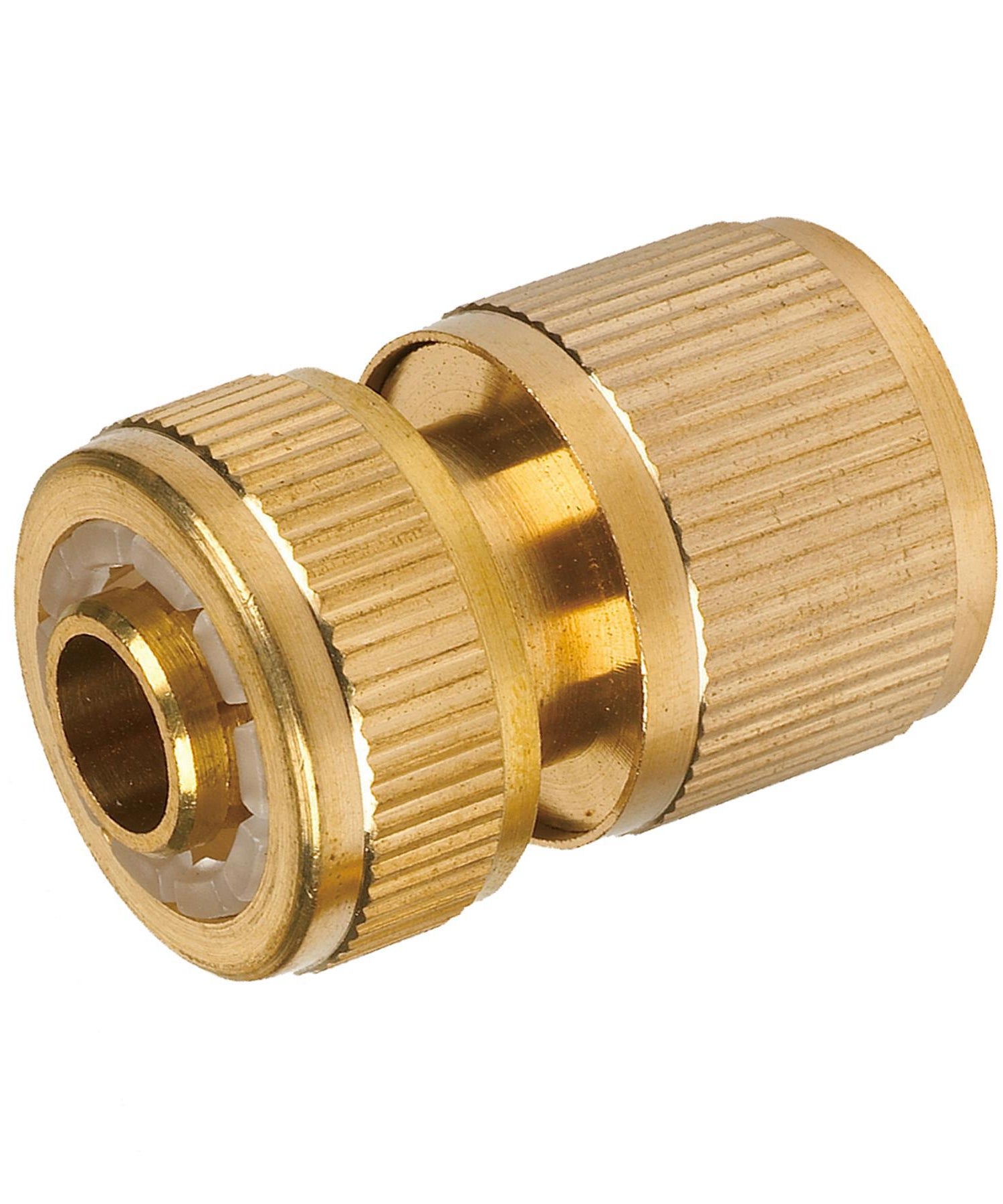 Brass Garden Hose Quick Connector 1/2" Female Pipe Built in Auto Water Stop by Daptez