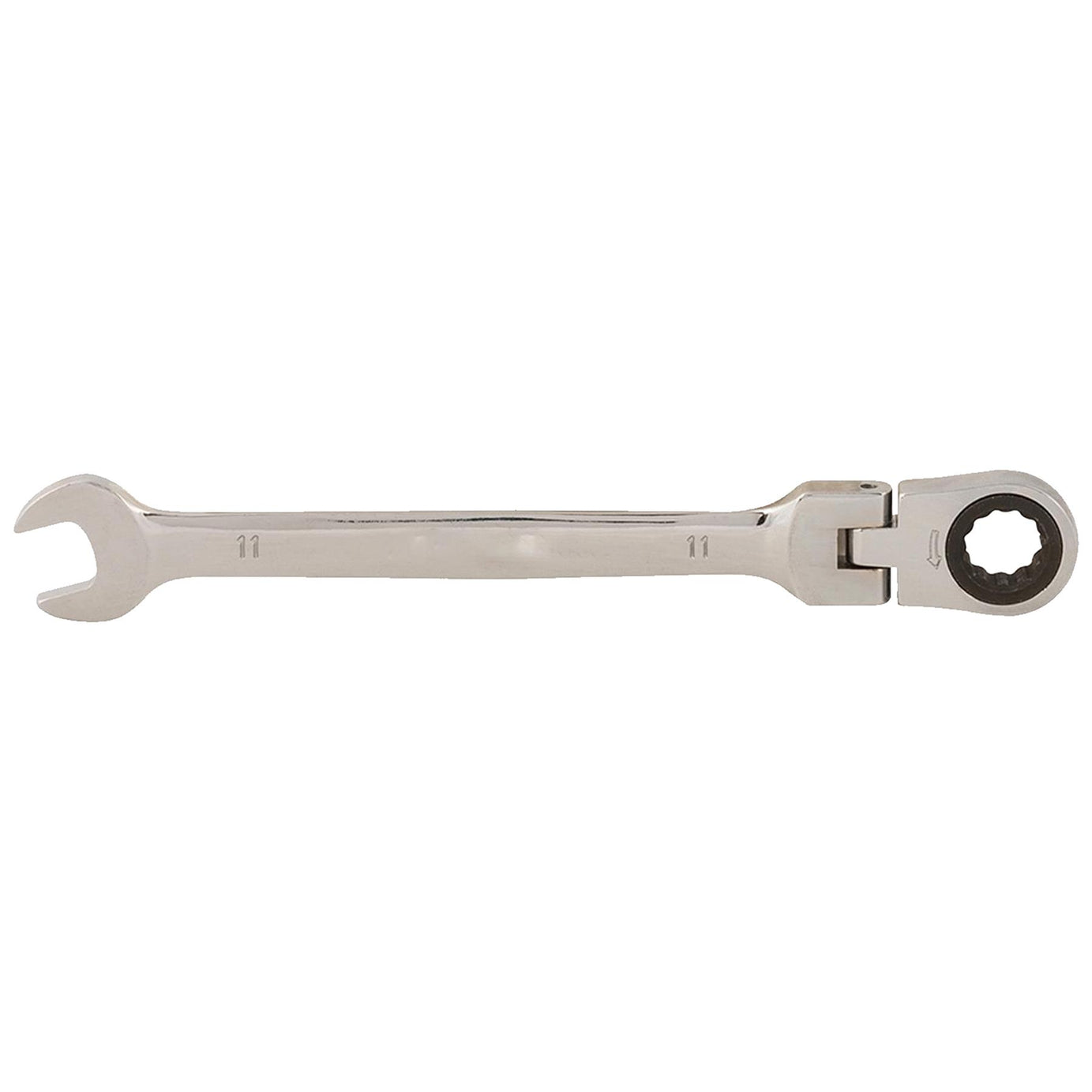 Flexible Head Ratchet Metric Spanner 11mm Open End & Ring Guaranteed By Dapetz