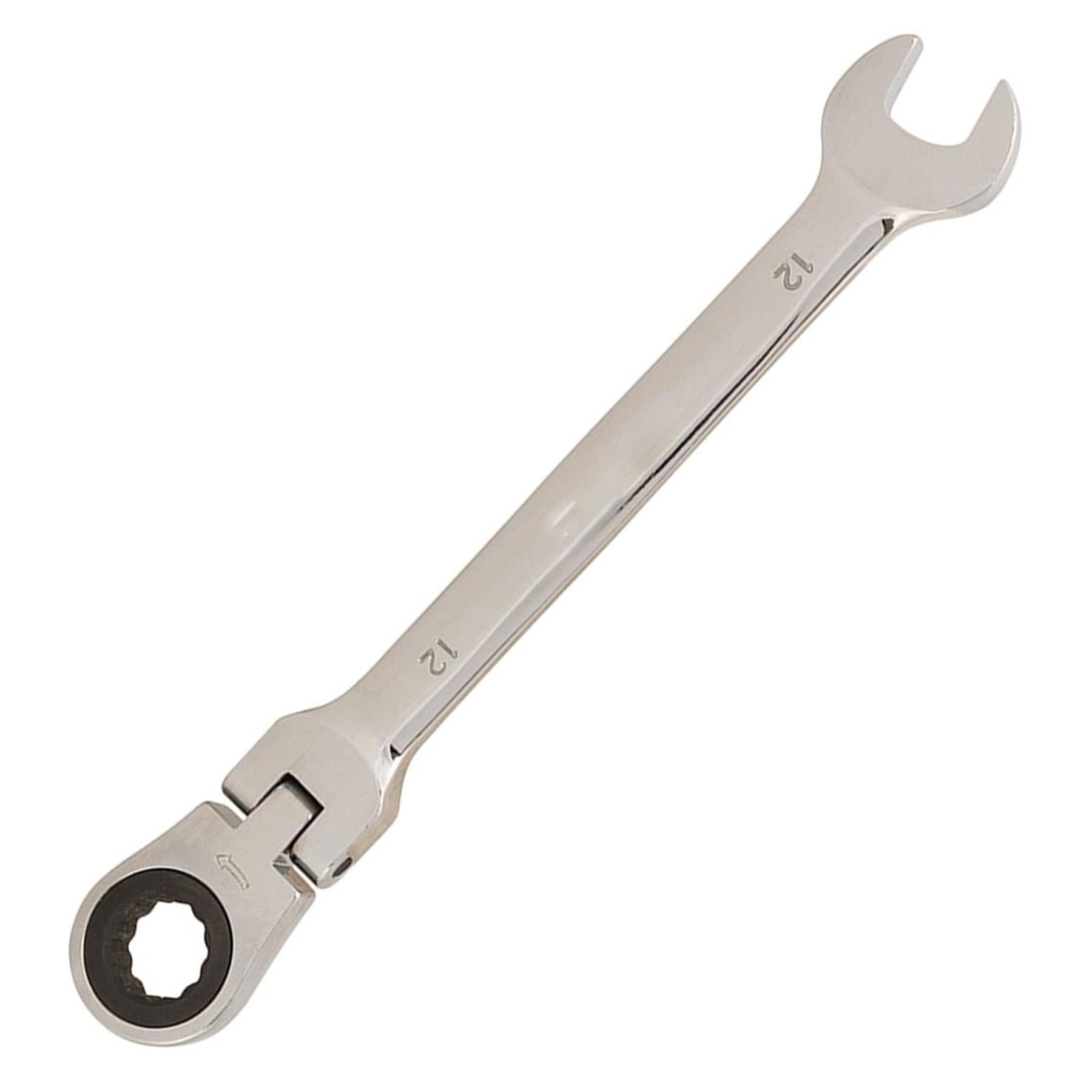 Spanner Ratchet Head Open End 12mm Flexible Metric & Dapetz