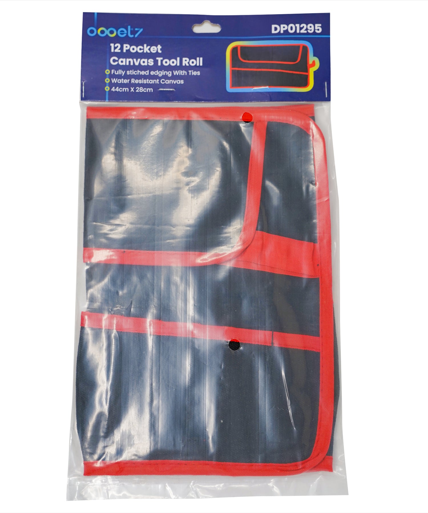 Roll Up Canvas Tool Storage Bag with 12 Pockets for Wrenches & Hand Tools By Dapetz