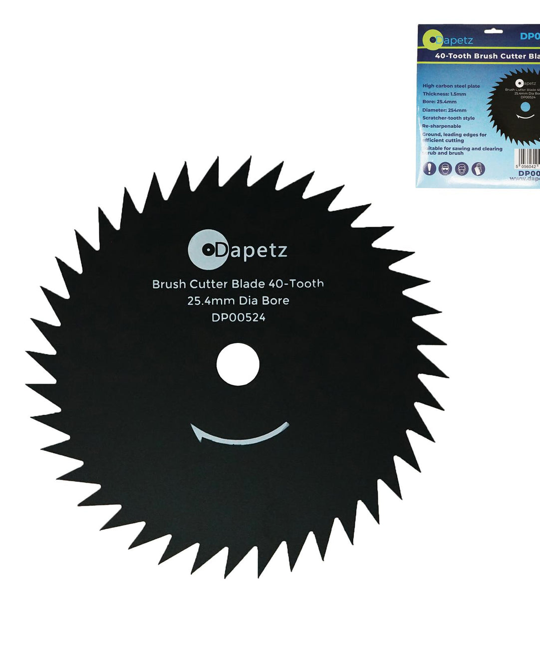 Brush Trimmer Strimmer Cutter Blade 254mm 25.4mm Bore 40 Tooth by Daptez
