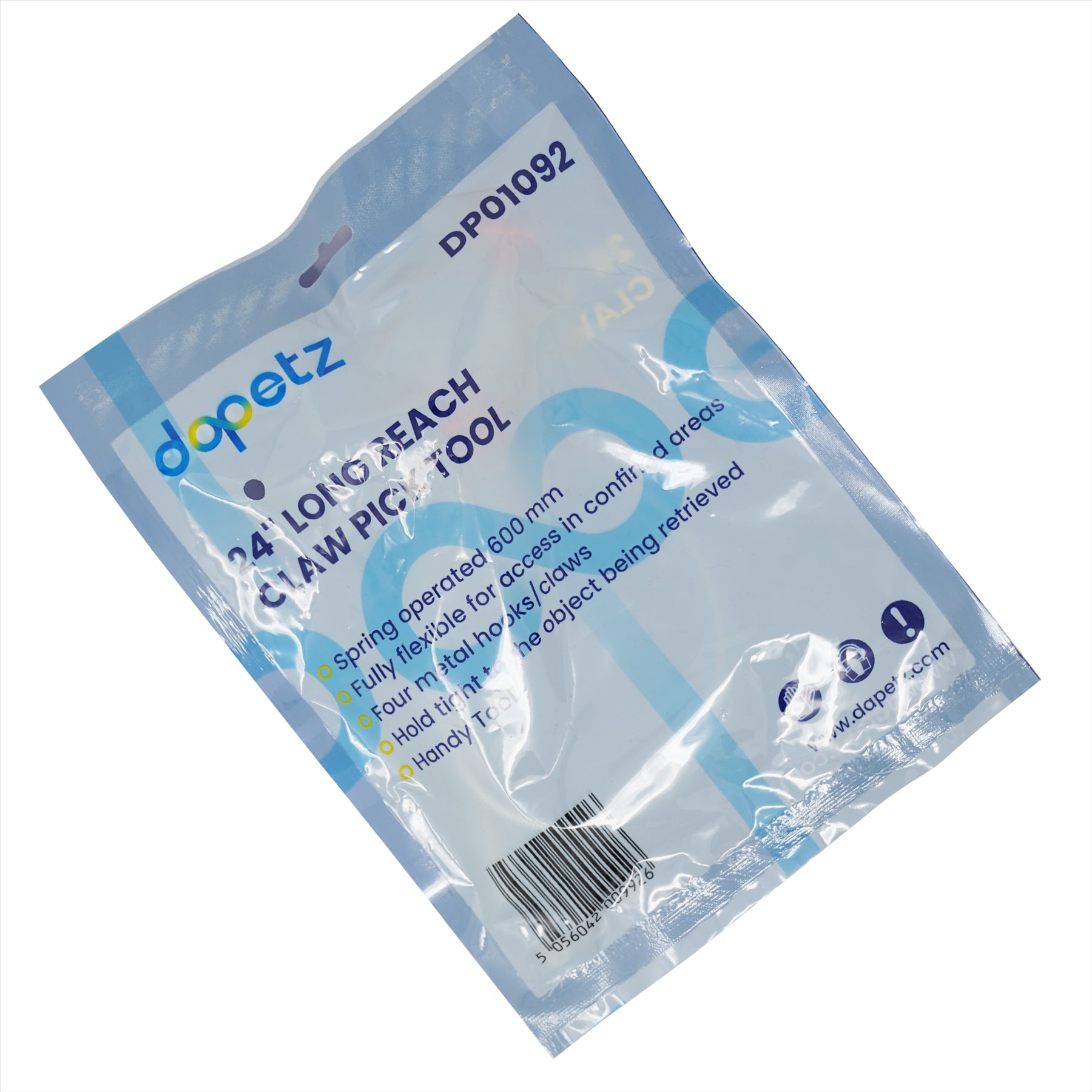 Flexible 24" Spring Claw Pick-Up Tool | Long Reach Grabber for Lifting by Dapetz