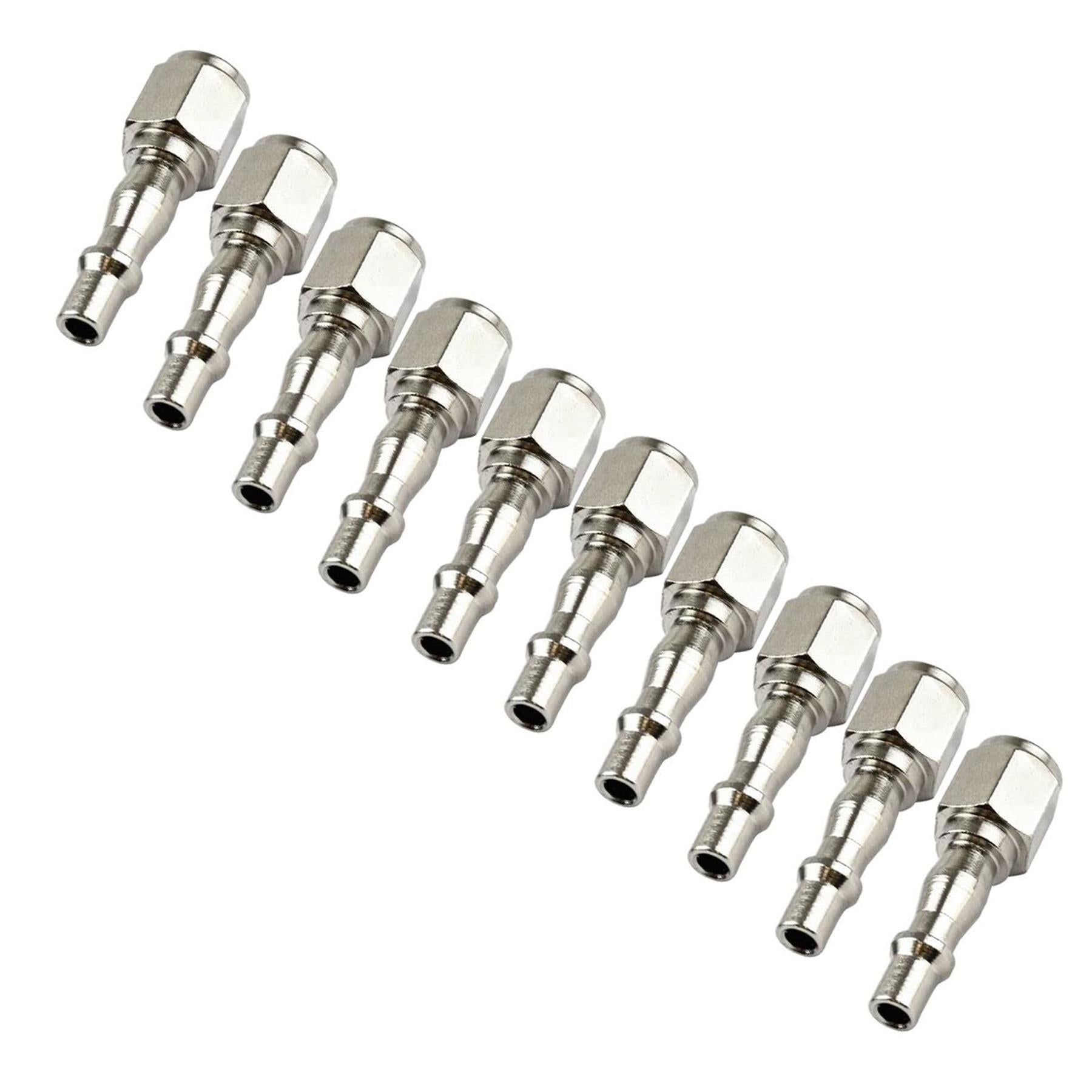 Air Line Hose Fitting Connector Female 1/4" Thread Bayonet For PCL Vertex 10Pcs