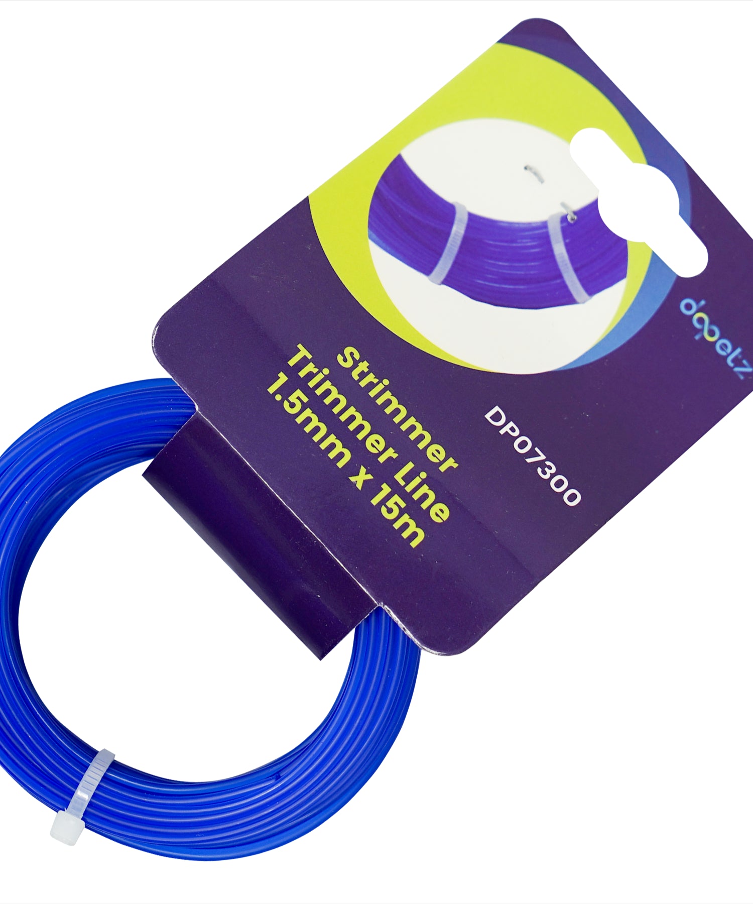 Blue Trimmer Strimmer Line Wire Cord Flymo/Bosch 1.5mm x 15m By Dapetz
