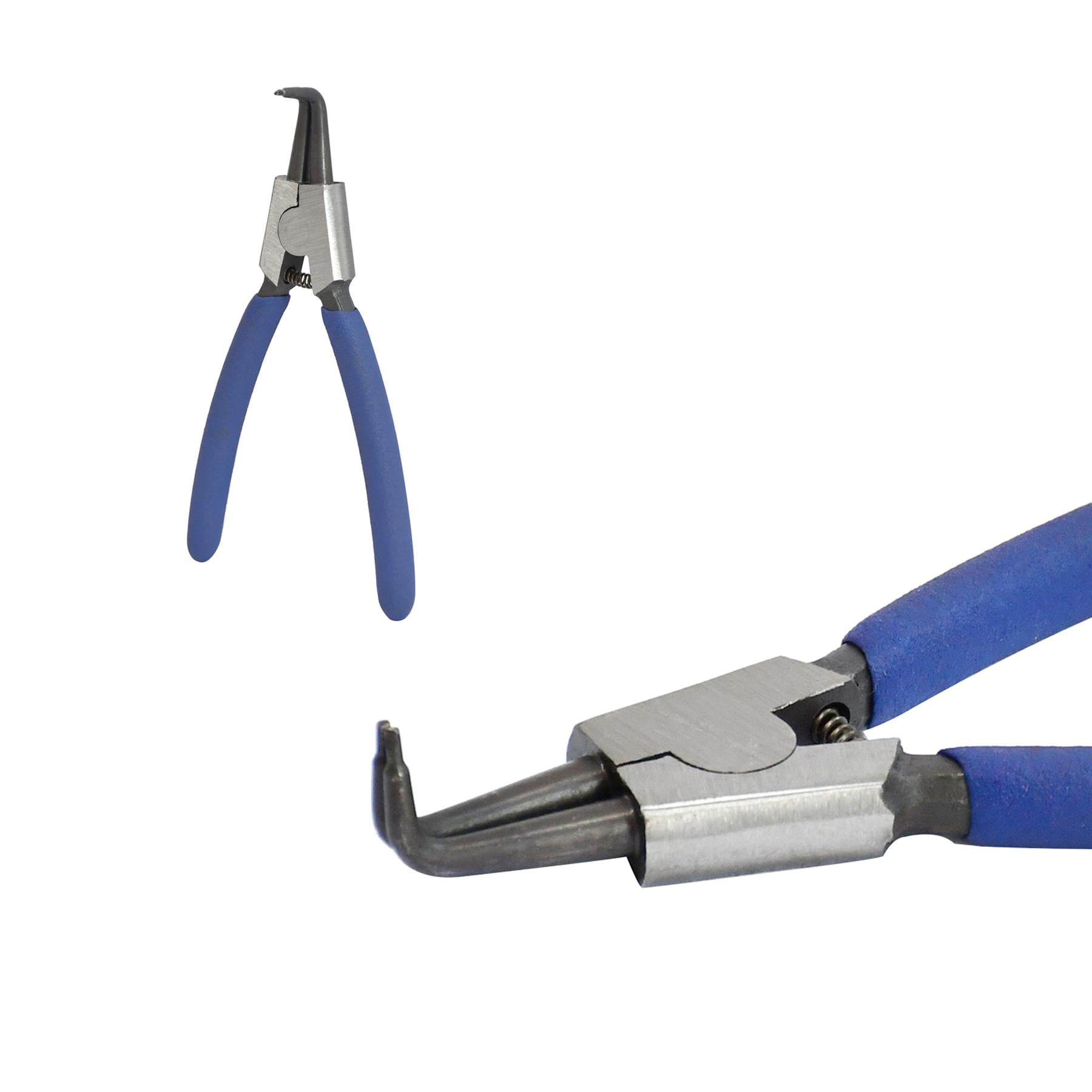 Ring Pliers Snap Nose 150mm Bent Tip Circlip Oil Seal 6" dapetz