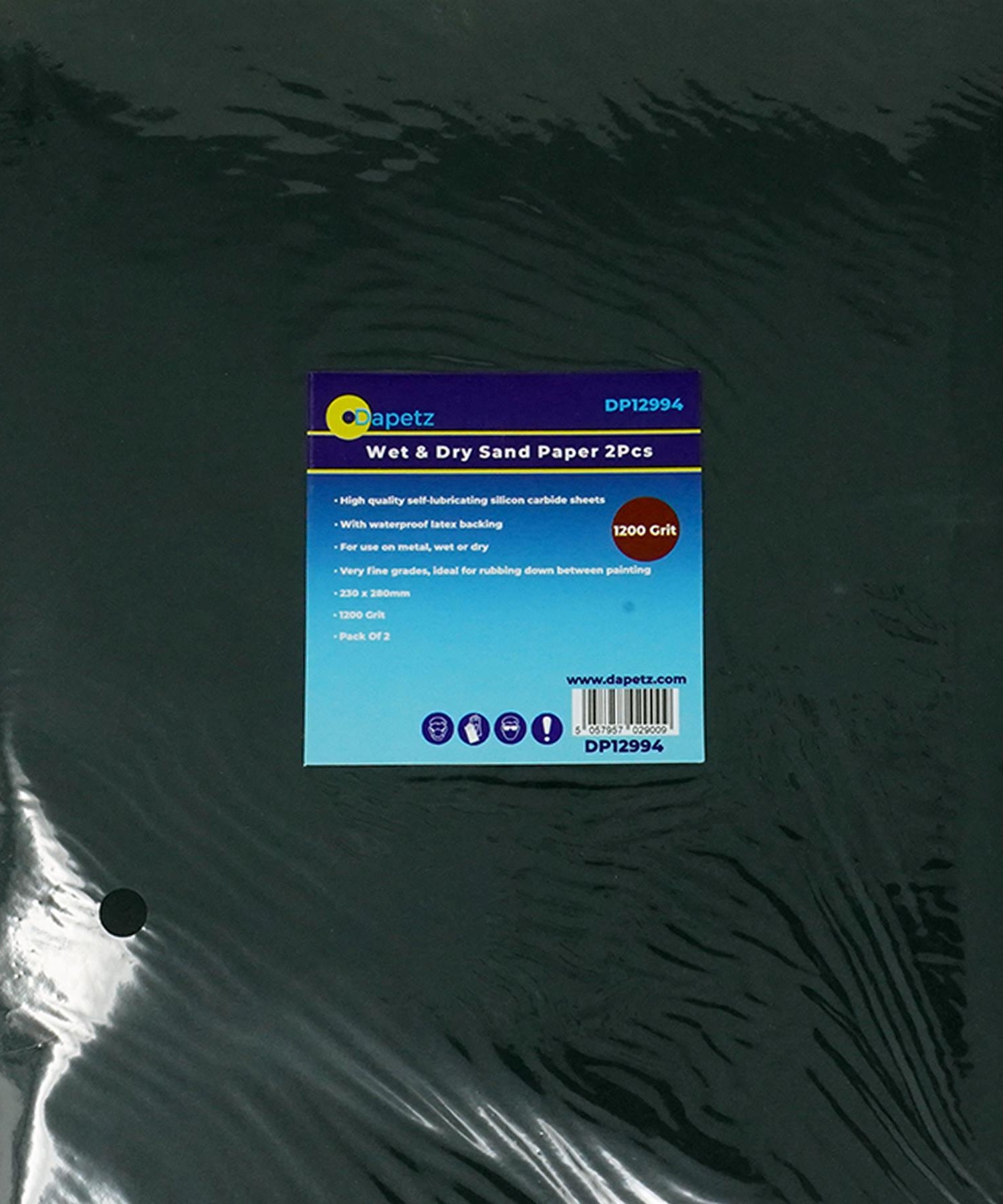 Wet and Dry Sandpaper Abrasive  80 to 600 Grit Sanding 230x280mm Pack Of 14 by Dapetz