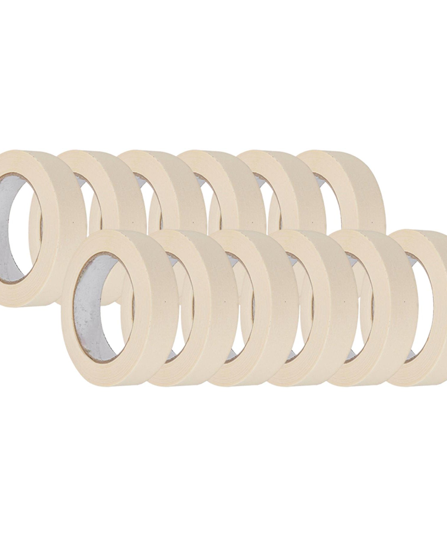 12PCS Masking Tape 25mm x 50m Professional Painting Automotive Auto Car White By Dapetz