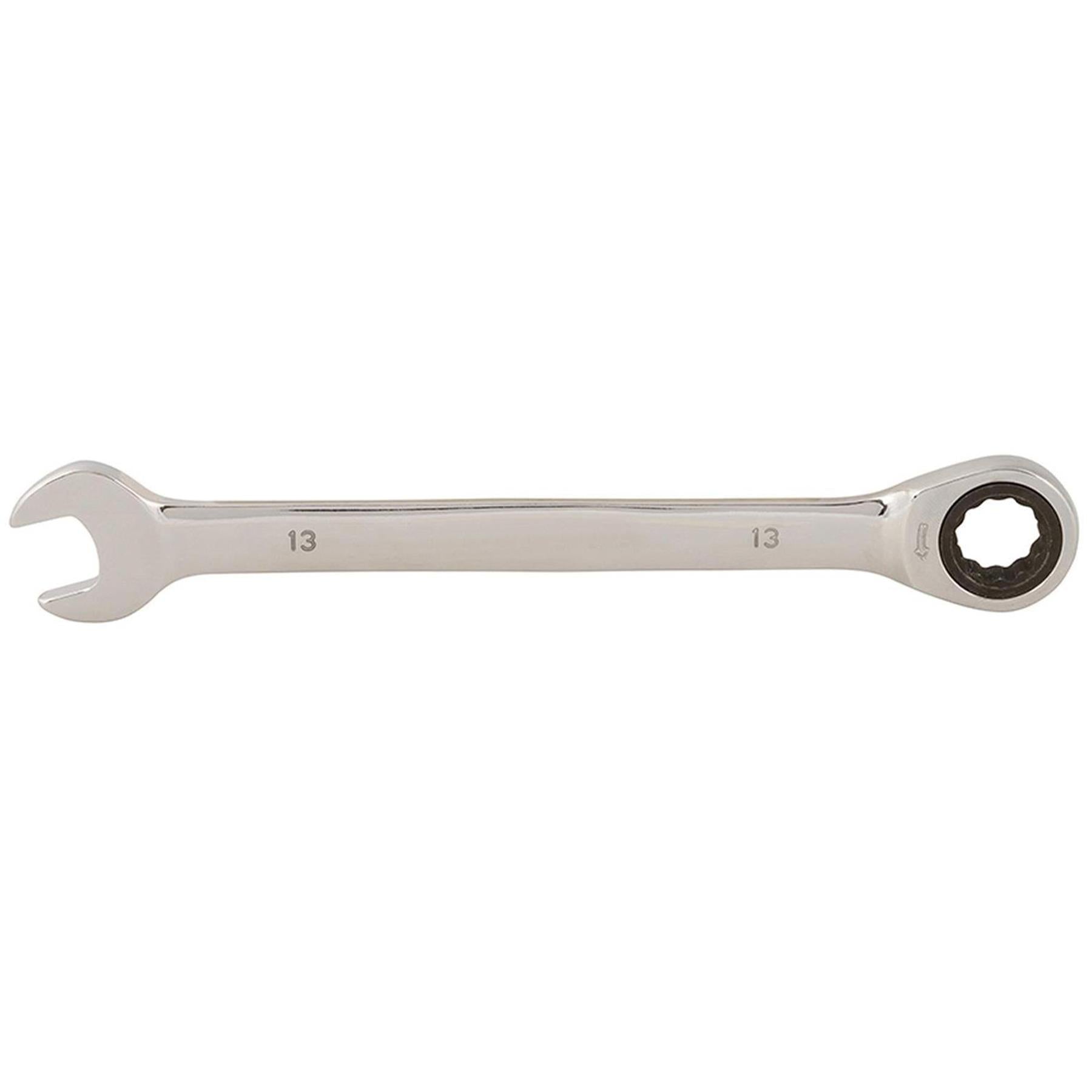 Fixed Head Ratchet Metric Spanner Open End Ring Combination 13mm By Dapetz