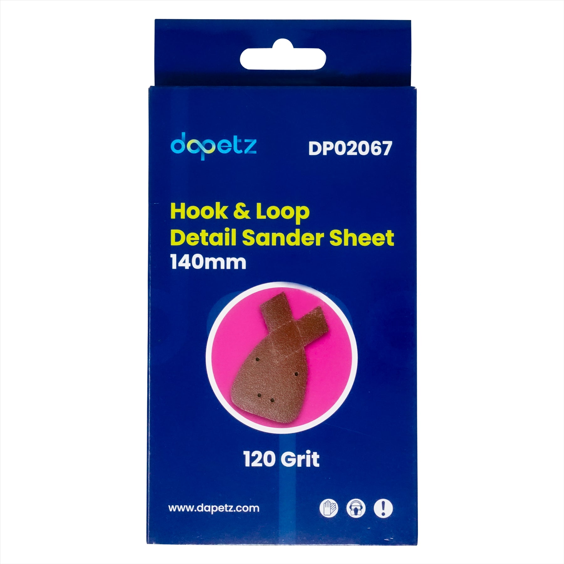 Mouse Sanding Sheet 120 Grit Sandpaper Black & Decker Palm Sander Pad 40PCS By Dapetz