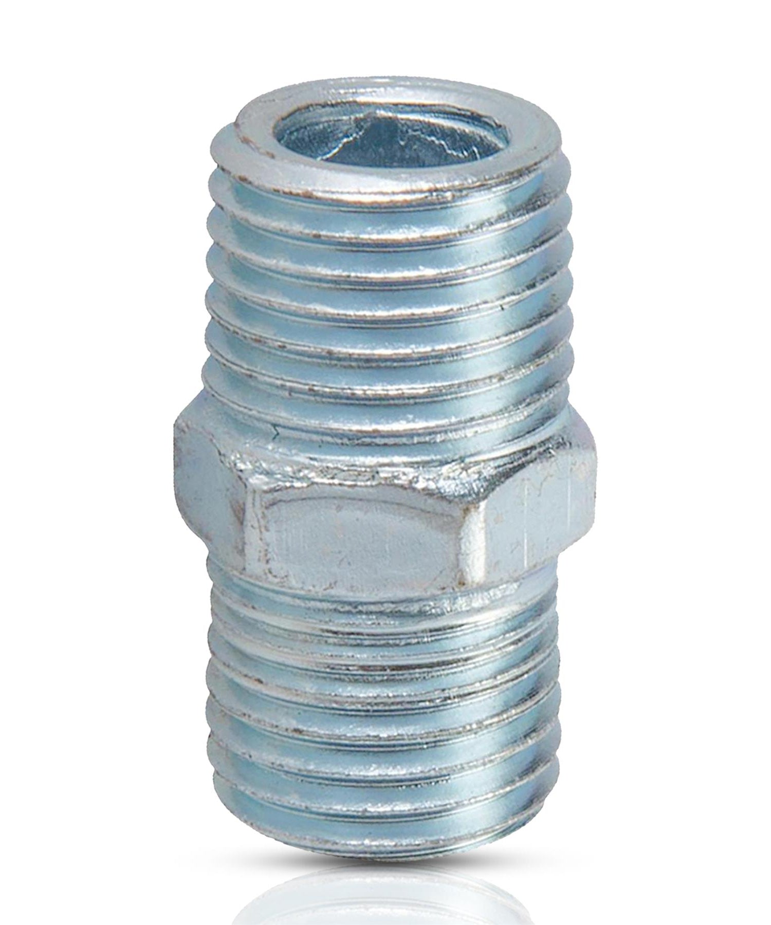 2 Equal Union Connector 1/4" Double Male Adaptor Airline Compressor Hose Fitting