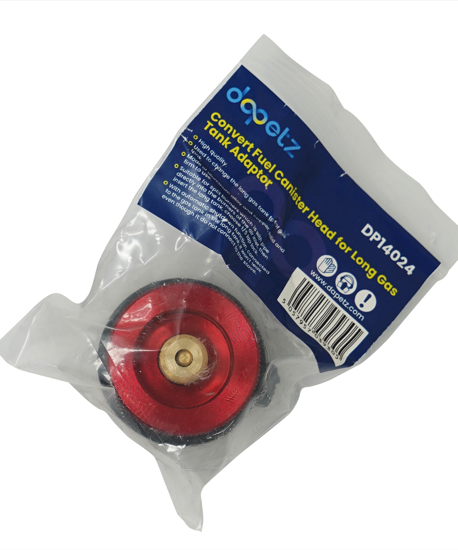 Camping Stove Butane Gas Adapter Convert Fuel Canister Head for Long Gas Tank by Daptez