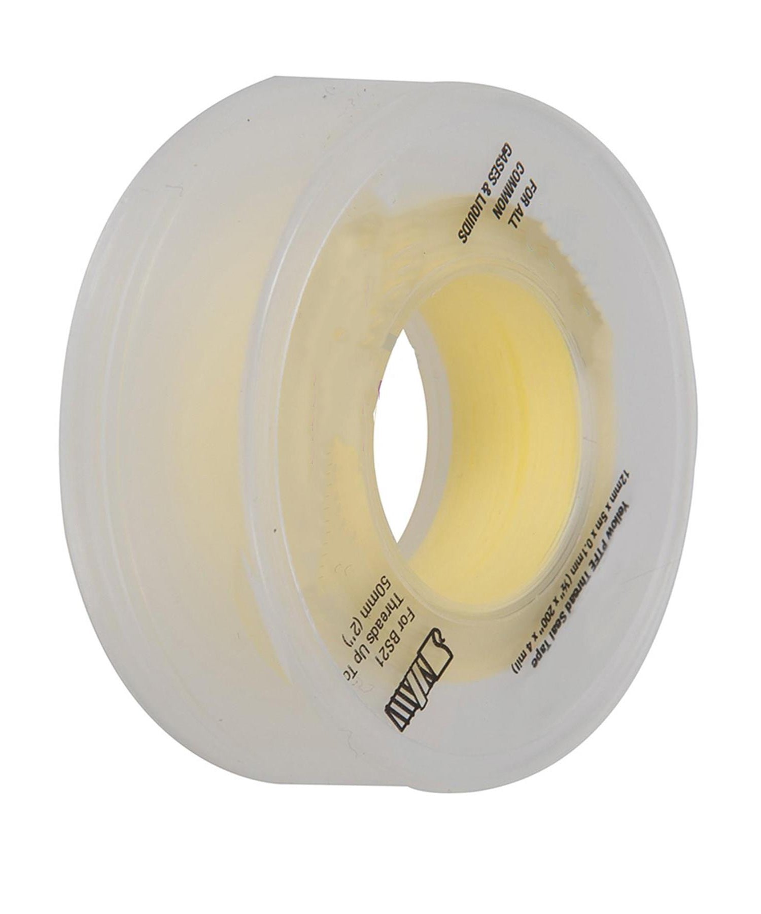 PTFE Gas Thread Seal Tape 12mm x 5m Yellow for LPG, Natural Gas Pck of 2 By Dapetz
