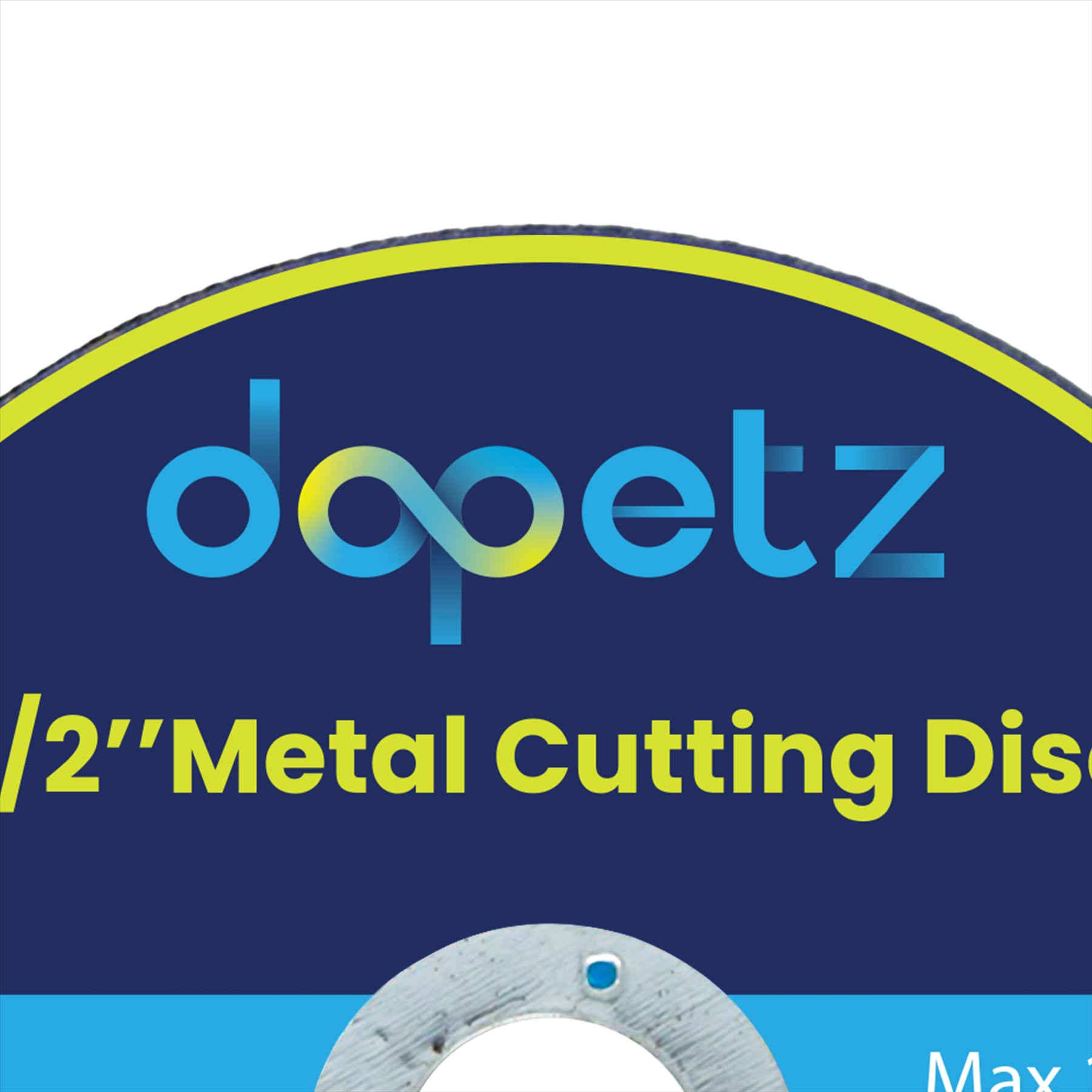 (Pack of 100) Ultra-Thin Metal Cutting / Slitting Discs 115mm for Angle Grinder | 1/2" by Dapetz