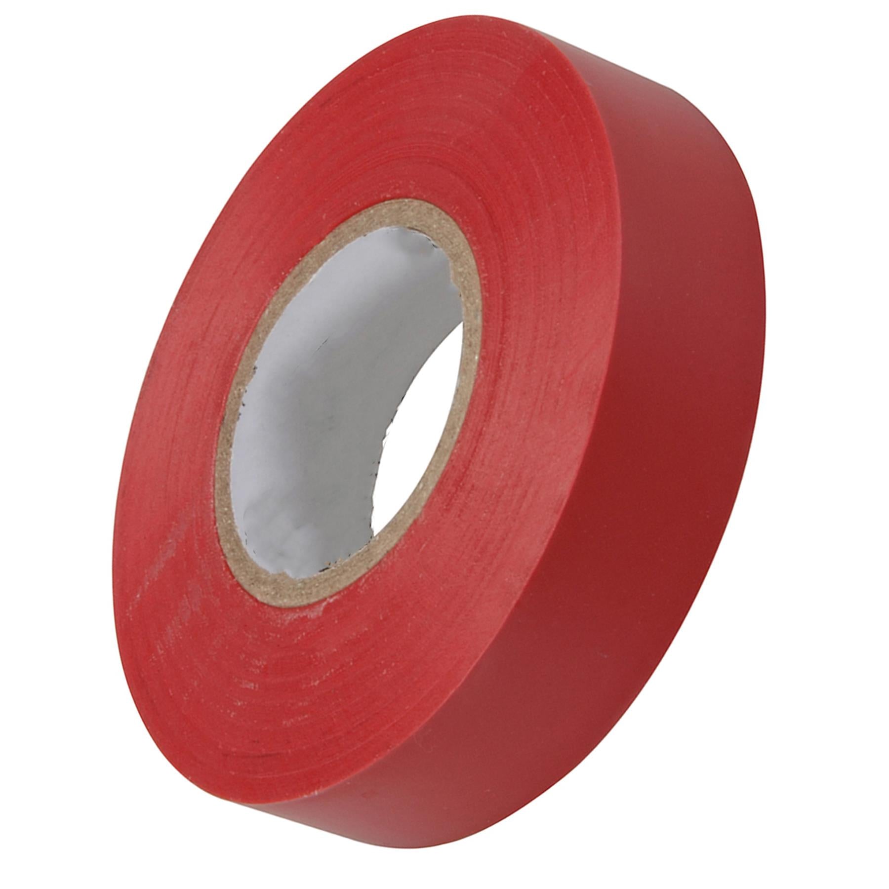 Electrical Pvc Insulation Insulating Tape 22m Retardant Rolls Red by Daptez