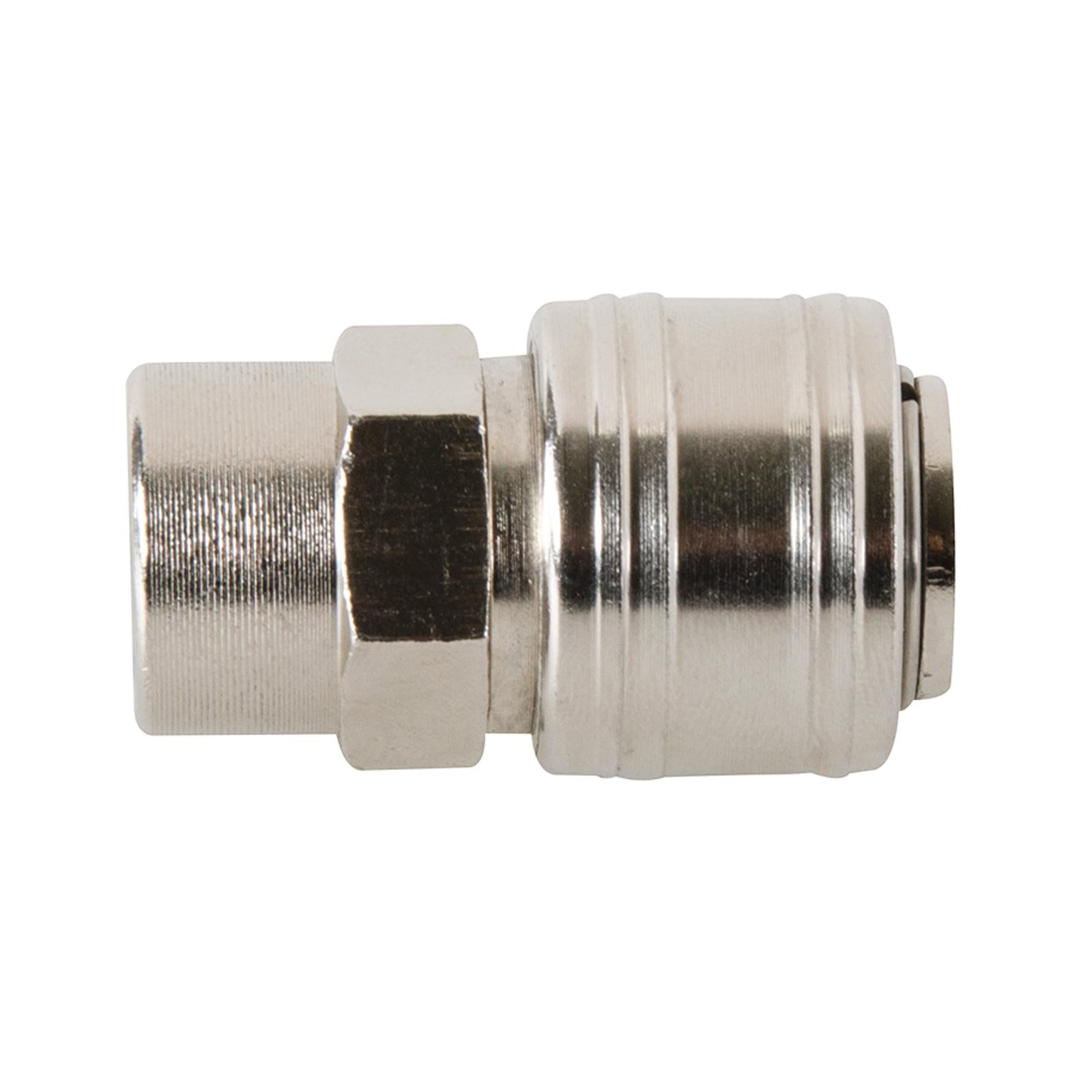 Female Euro Air Line Hose Fitting Connector Quick Release Coupler 1/4" BSP 3Pcs