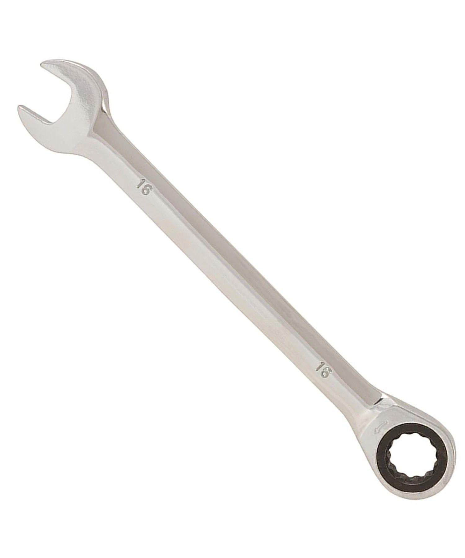 Fixed Head Ratchet Metric Spanner 16mm Open End Ring Combination By Dapetz