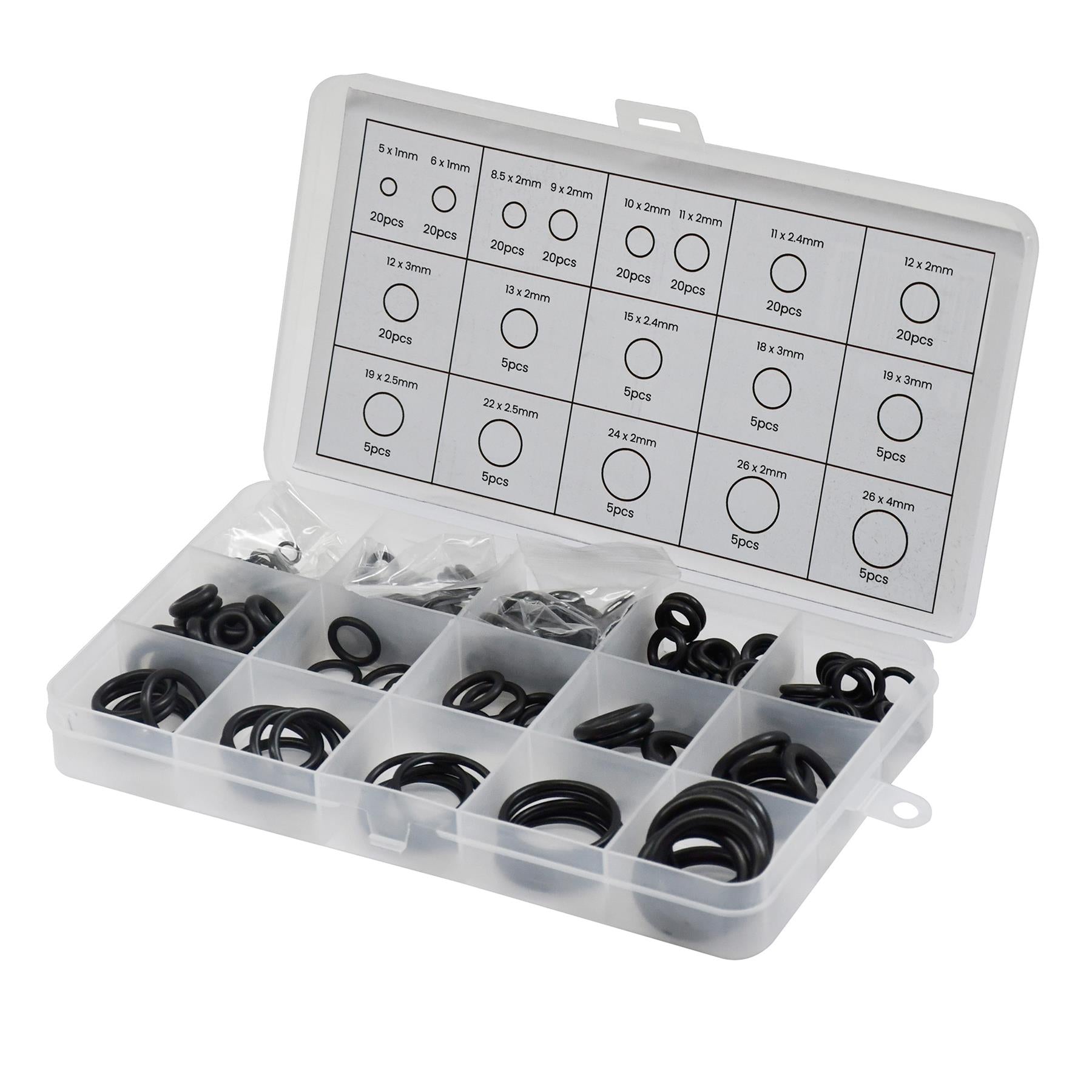 Rubber O Rings Assorted box Mixed Pack Of Metric O-Rings Tap Washers By Dapetz