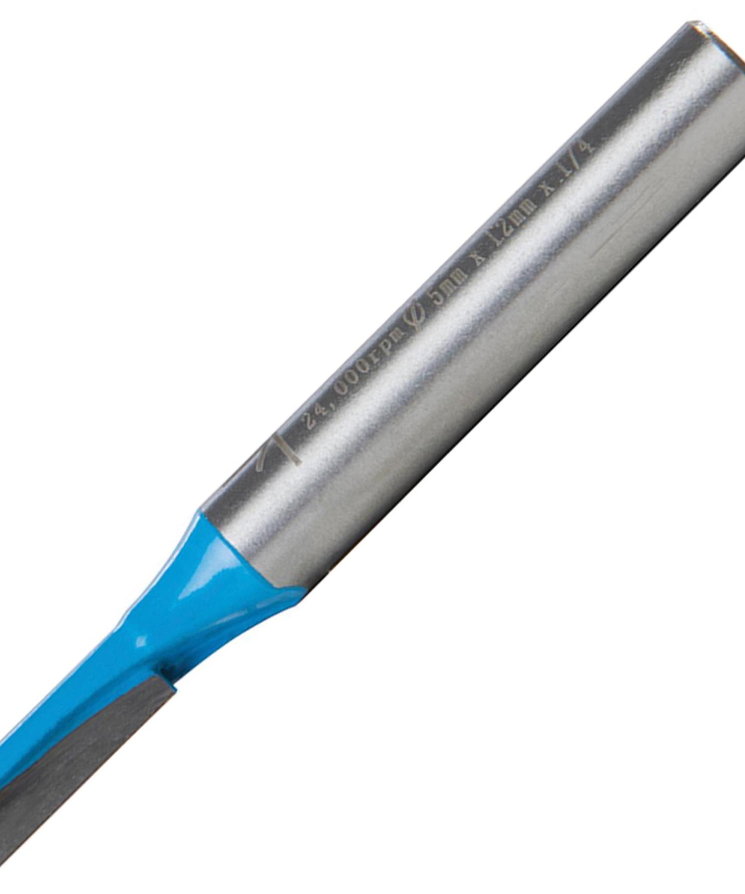 Straight 2 Flute Router Bit Cutter 1/4" Shank Carbide TCT Groove Metric 5 x 12mm