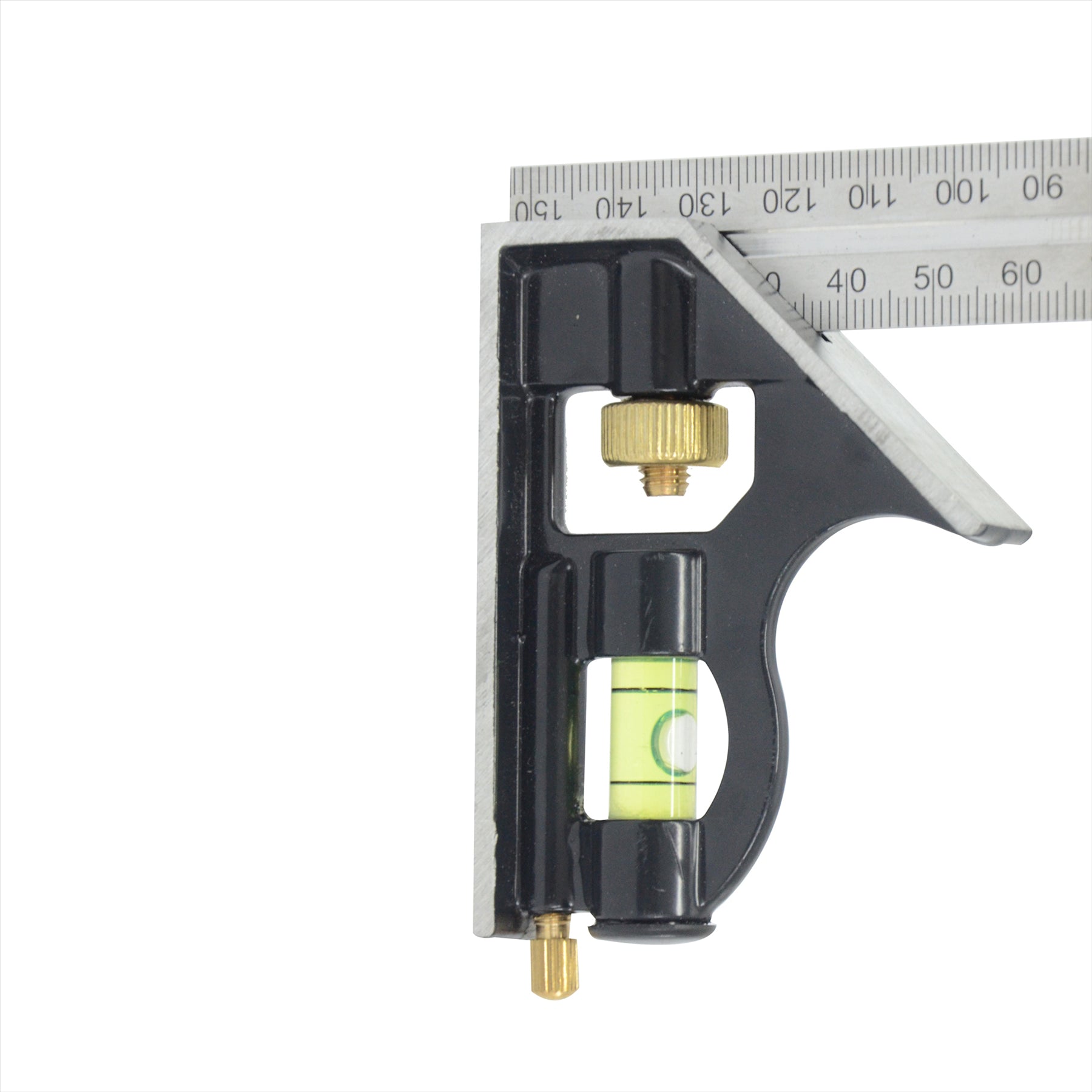 Combination Square Stainless Steel Spirit 6" Level Measuring Tool Tempered By Dapetz