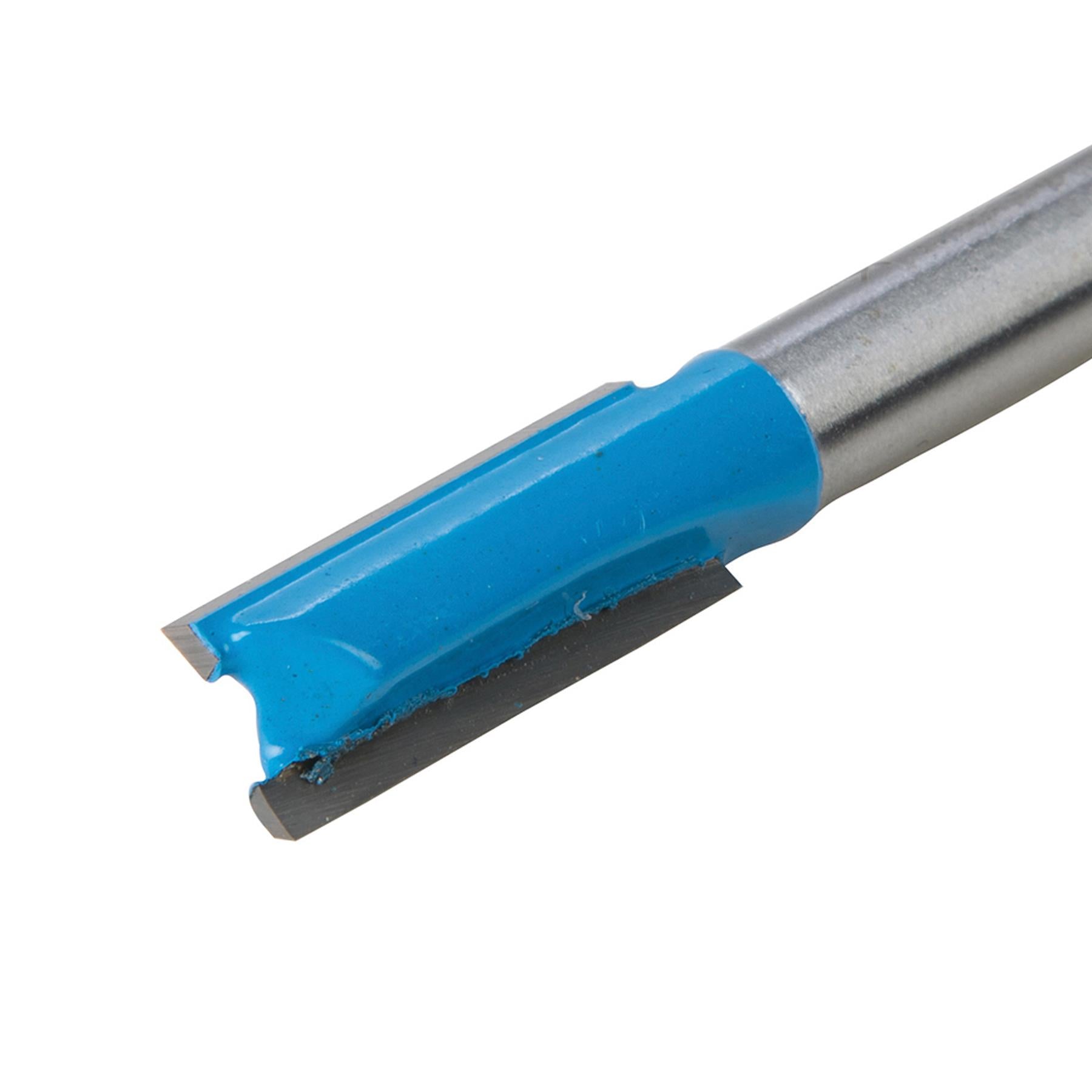 Straight 2 Flute Router Bit Cutter 1/4" Shank Carbide TCT Groove Metric 8 x 20mm