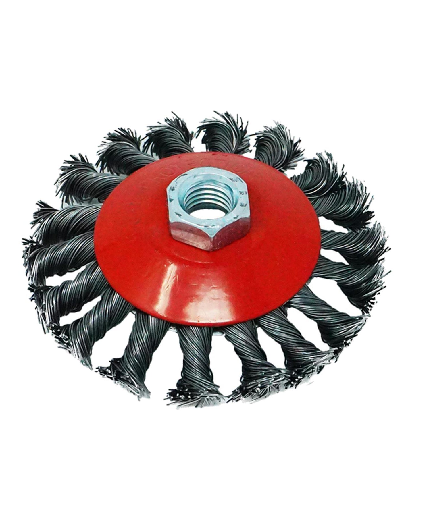 4PCs Twist Knot Semi Flat Wire Wheel Cup Brush Set Kit For 115mm Angle Grinder By Dapetz