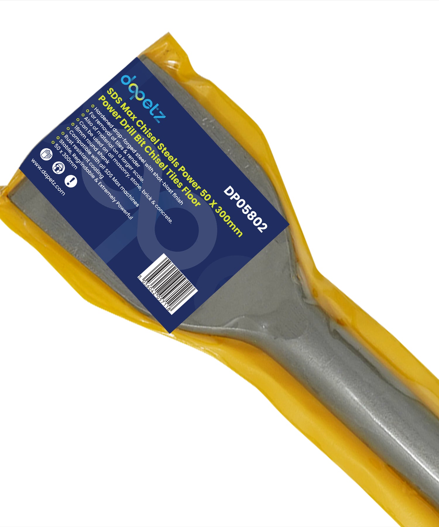 SDS Max Chisel Hammer Drill Bit Concrete Brick Tile 50x300mm Heavy Demolition