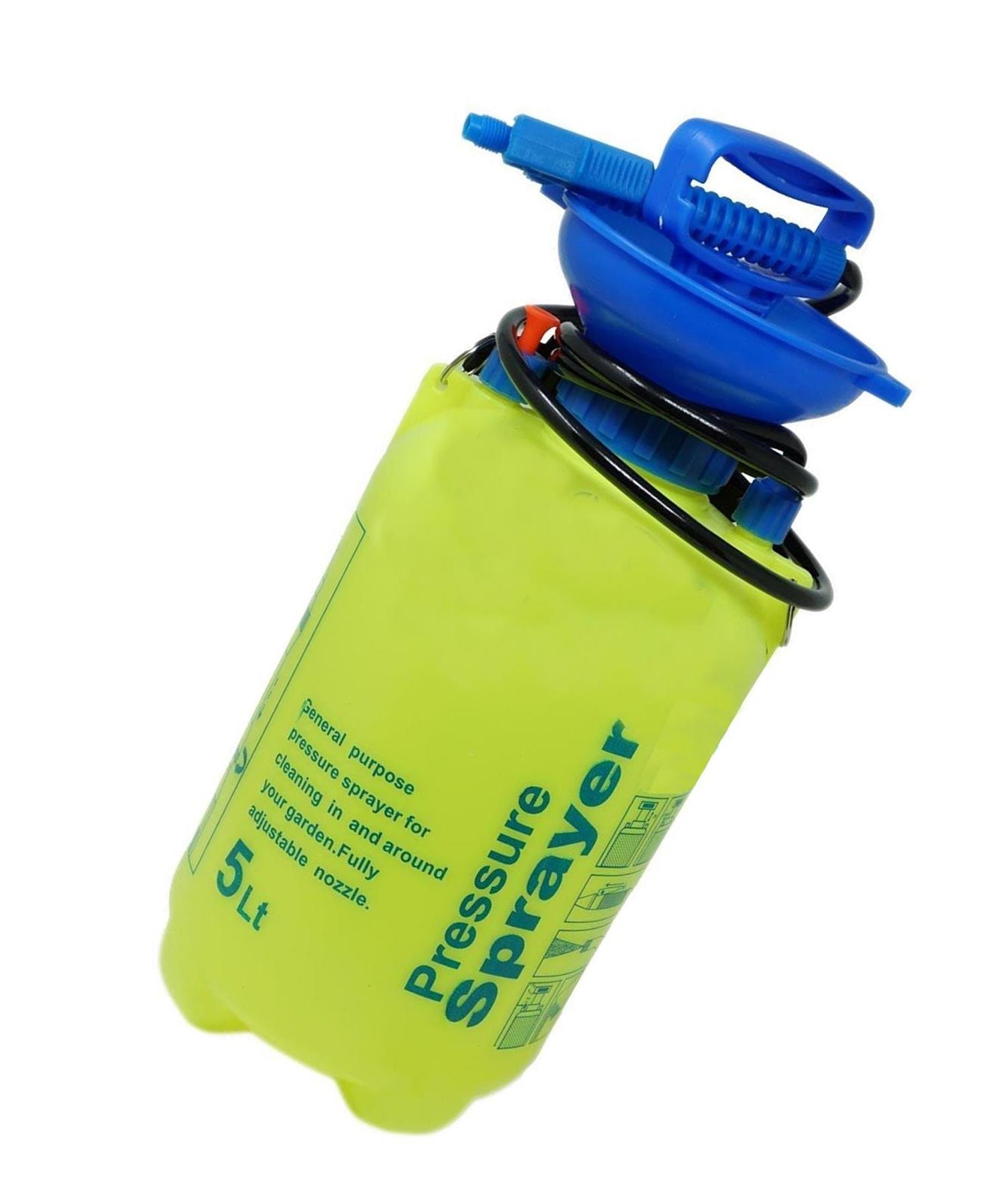Garden Pressure Sprayer 5L Knapsack Chemical Weed Killer Fence Water Bottle Pump
