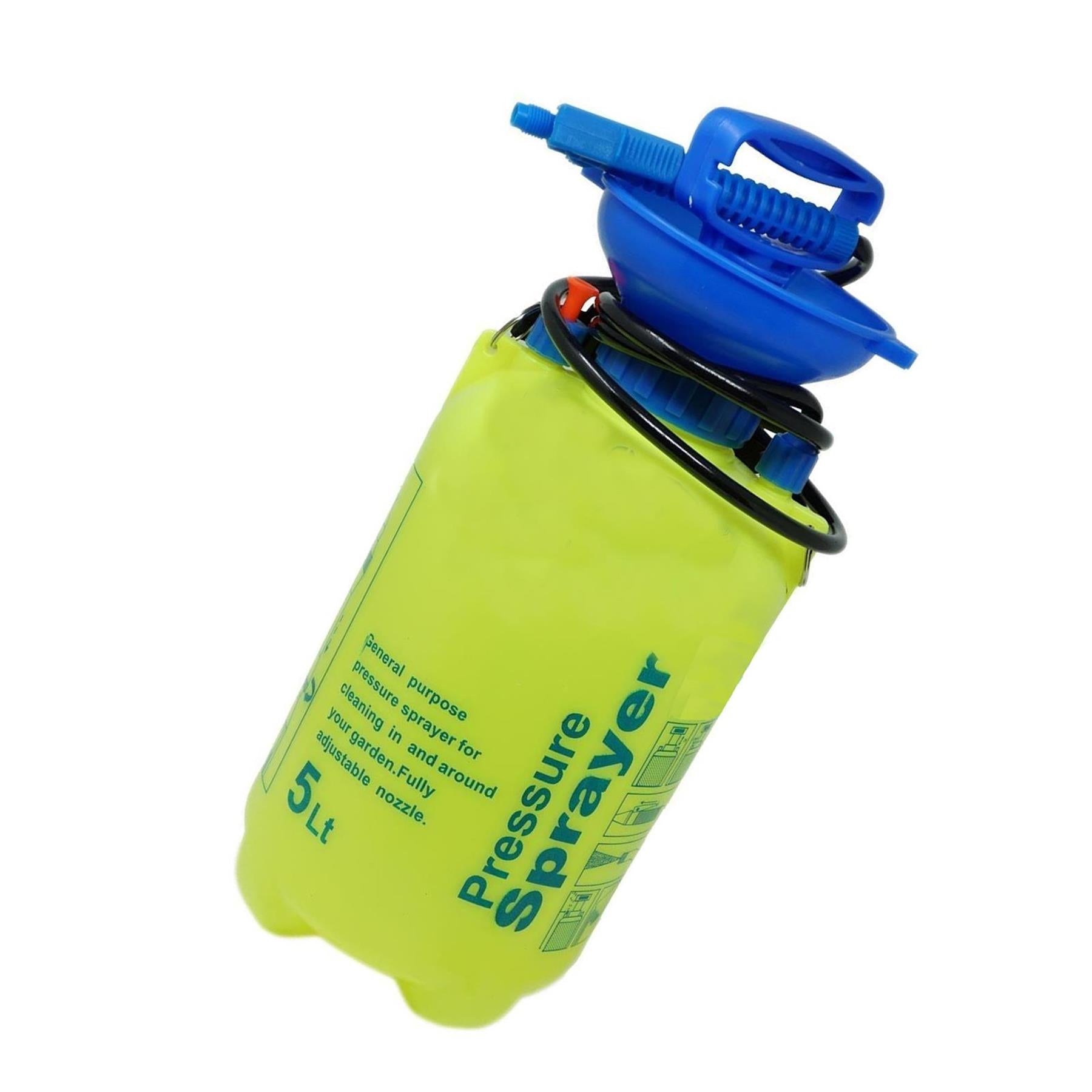 Garden Pressure Sprayer 5L Knapsack Chemical Weed Killer Fence Water Bottle Pump