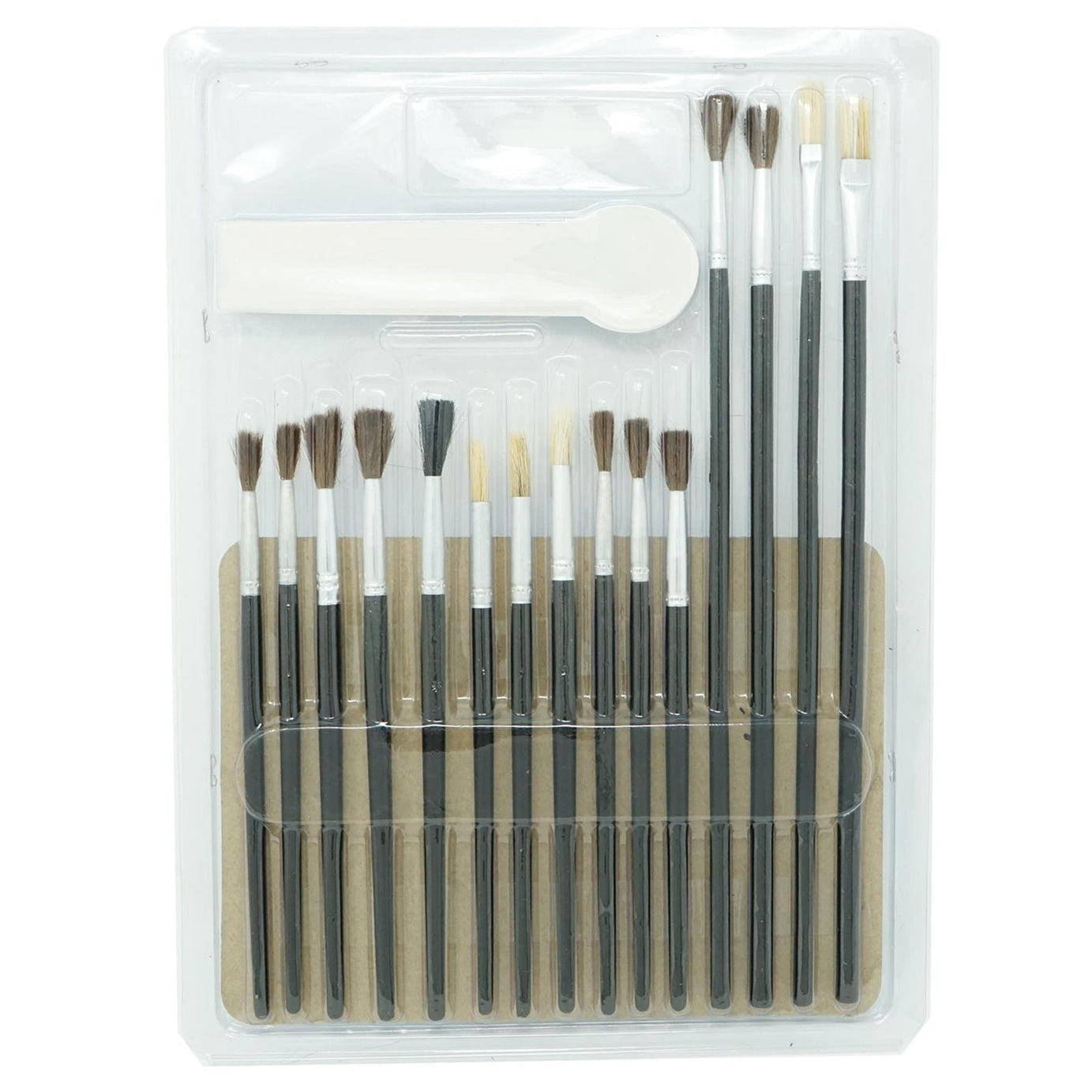 15 PCS ASSORTED ARTIST PAINT BRUSH SETS Acrylic/Oil/Watercolour Thin Thick round By Dapetz