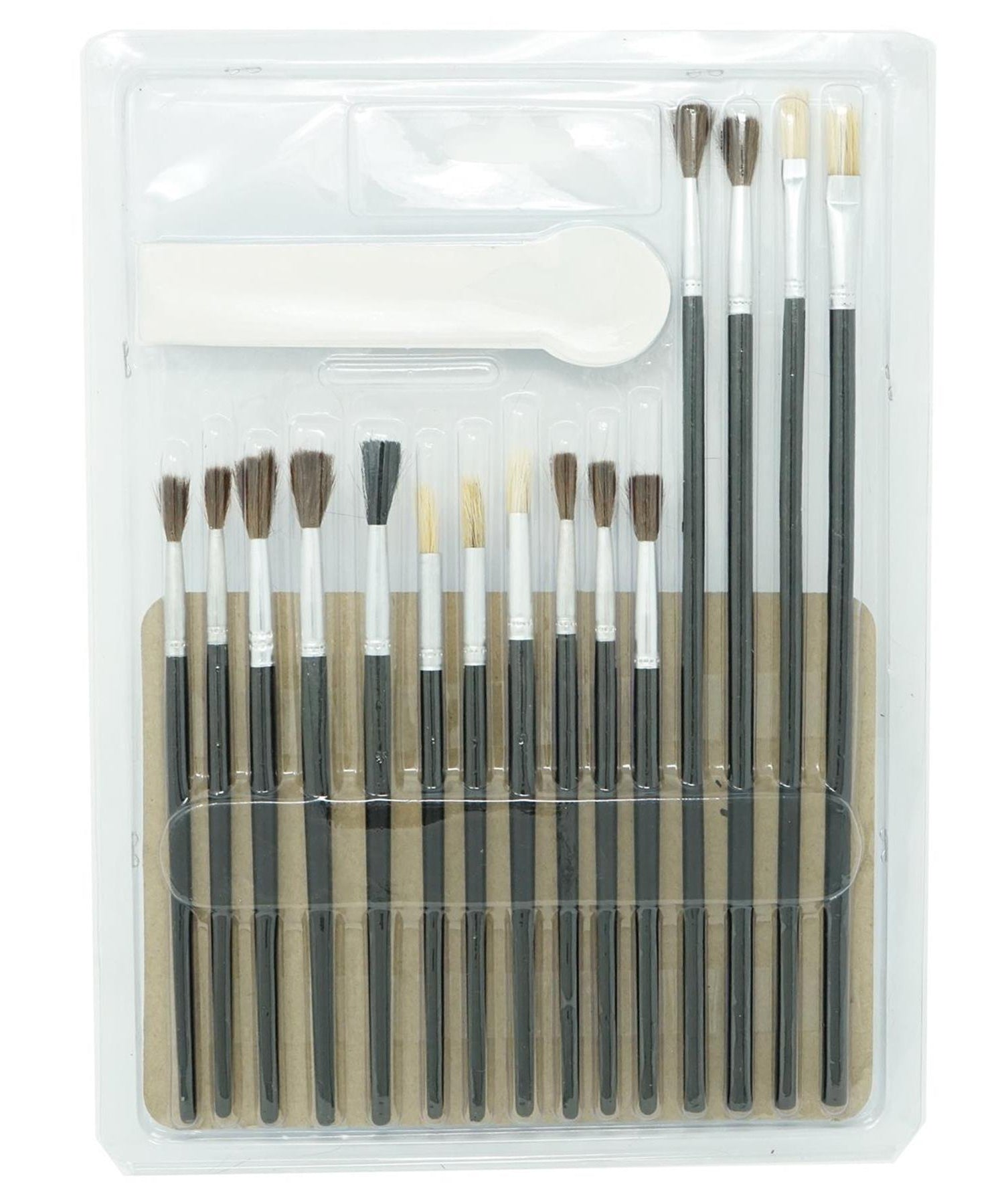15 PCS ASSORTED ARTIST PAINT BRUSH SETS Acrylic/Oil/Watercolour Thin Thick round By Dapetz