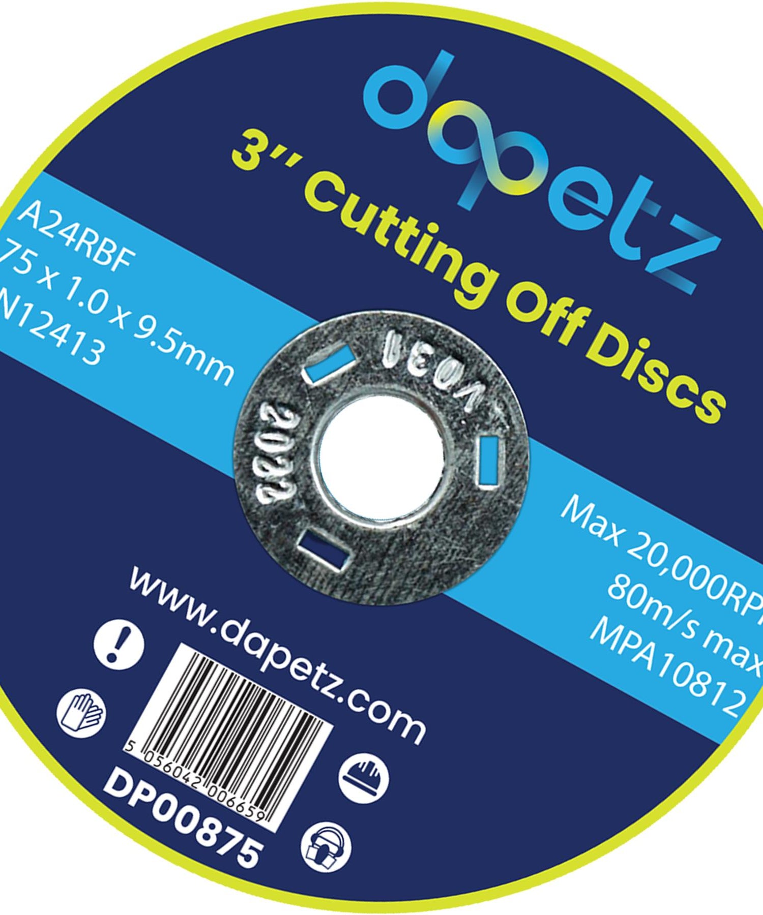 75mm ULTRA THIN METAL CUTTING BLADE DISC STEEL & STAINLESS ANGLE 20Pcs