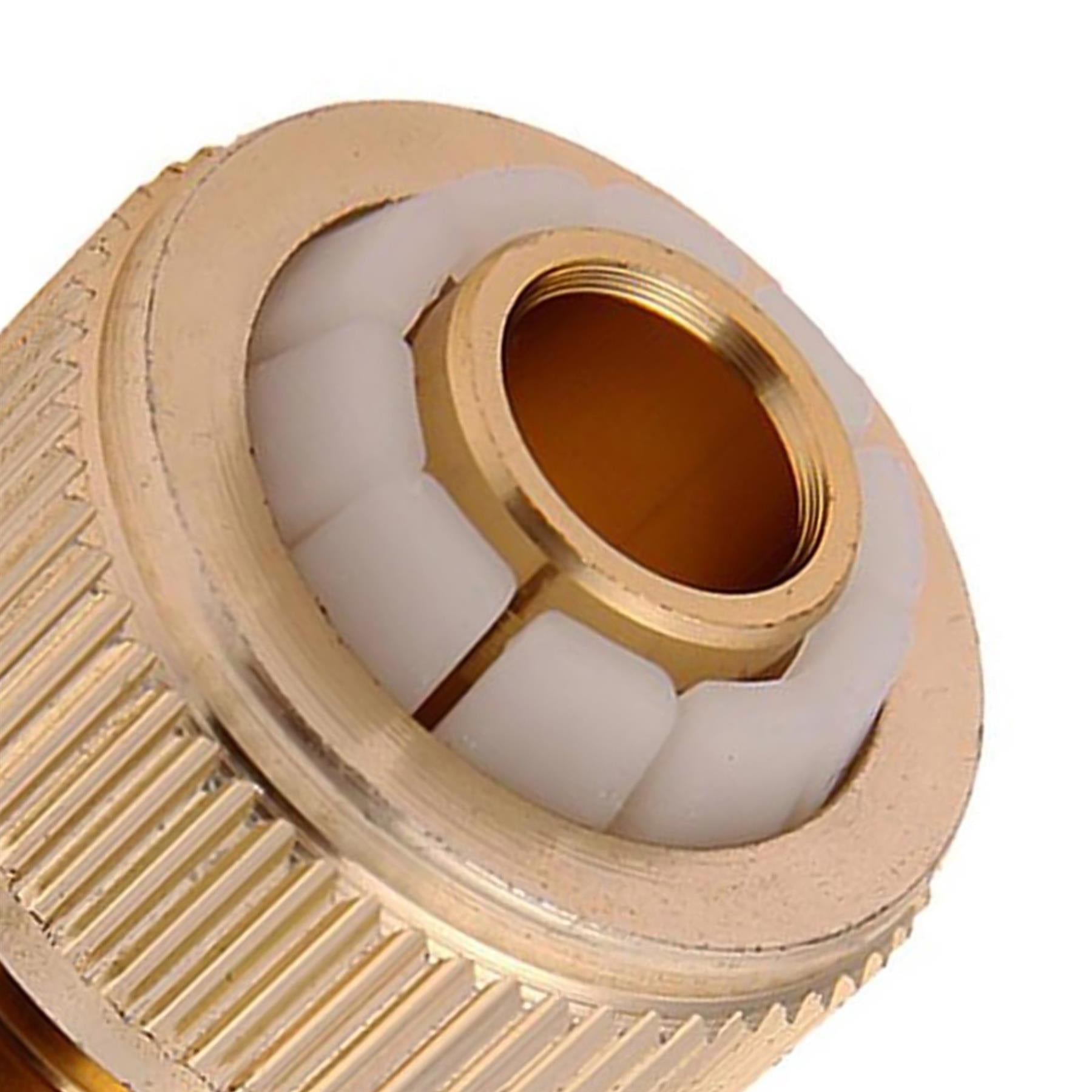 1/2" Female Brass Hose Connector Quick Fit Pipe Garden Tools Quality by Dapetz