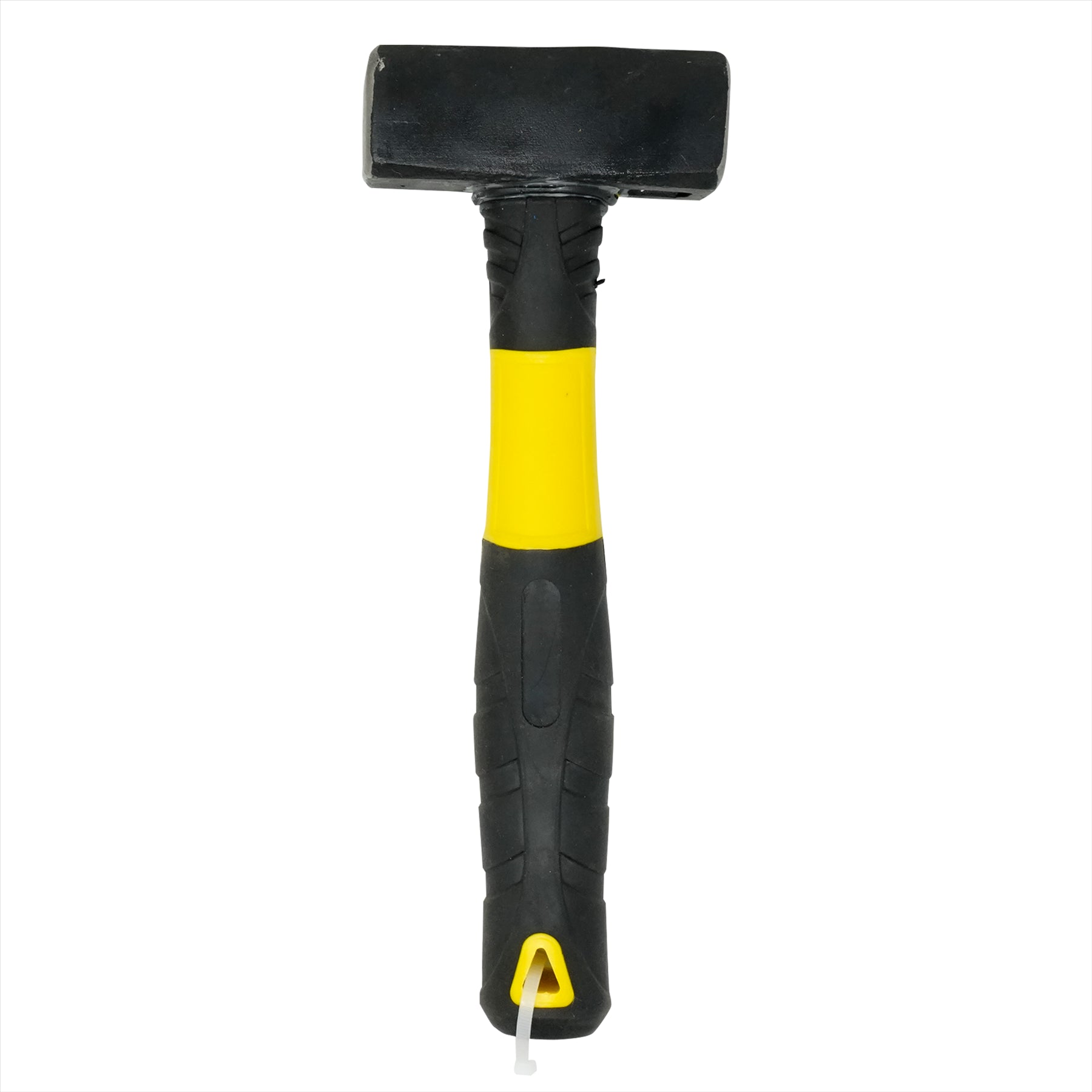 1Kg Fibreglass Club Lump Hammer Steel Head Fibre Glass Rubber Grip Handle